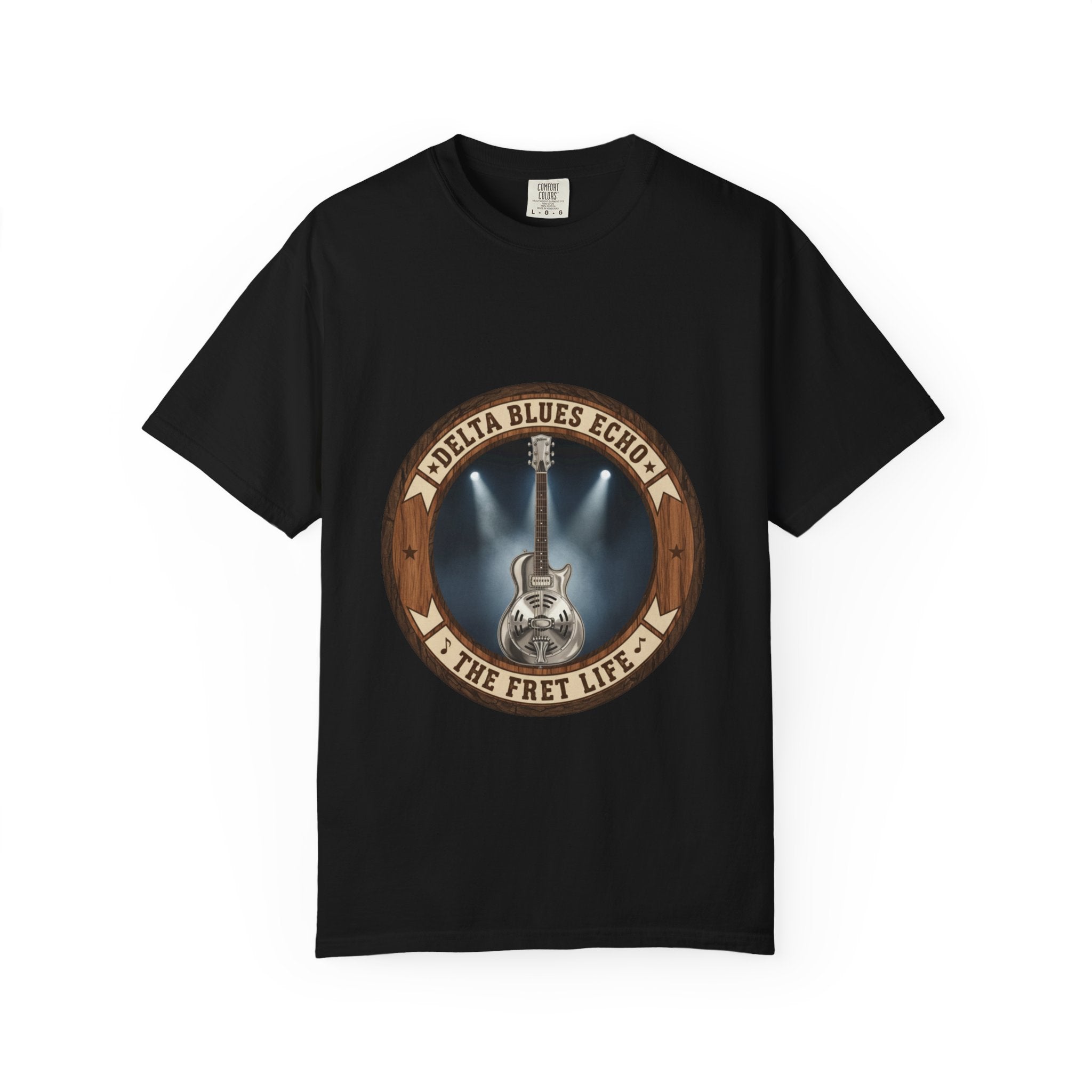 Delta Blues Echo Tee | Resonator Guitar Slide Player Shirt