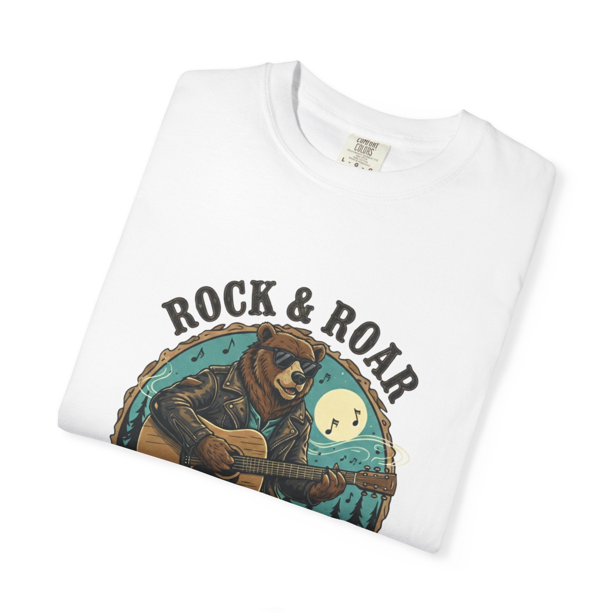 Rock & Roar: Campfire Blues Bear Fret Life Tee