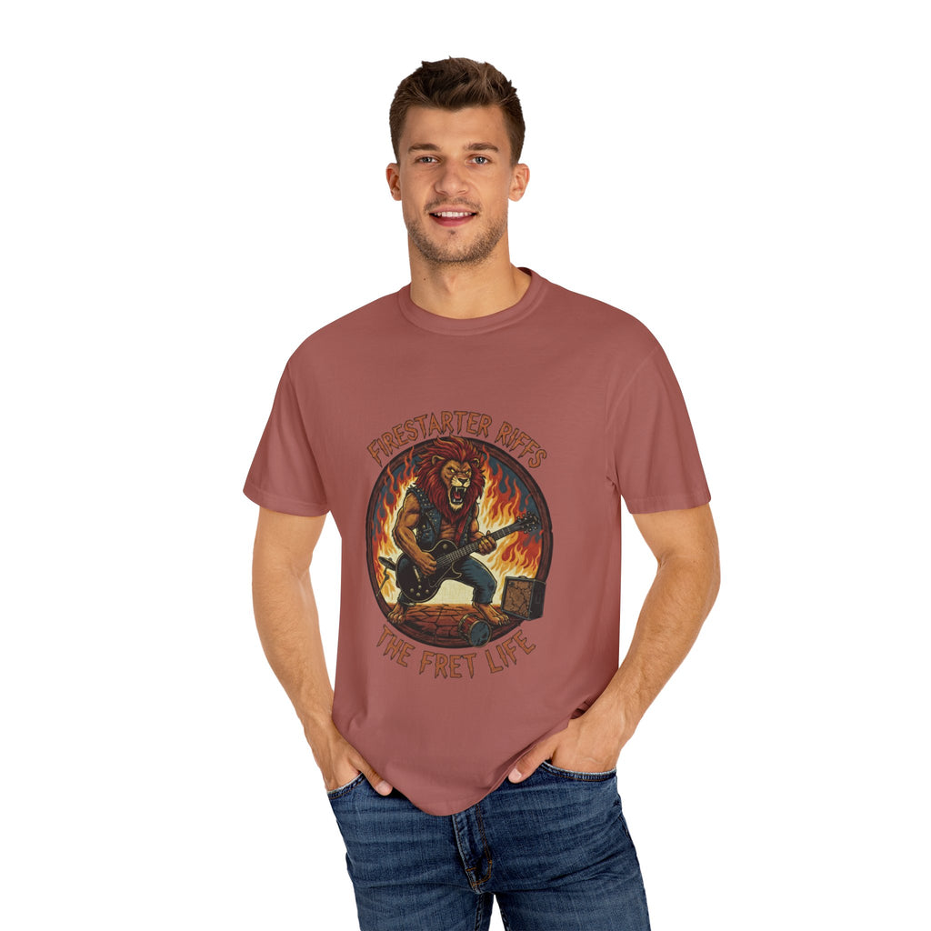 Firestarter Riffs: The Lion Rocker T-Shirt