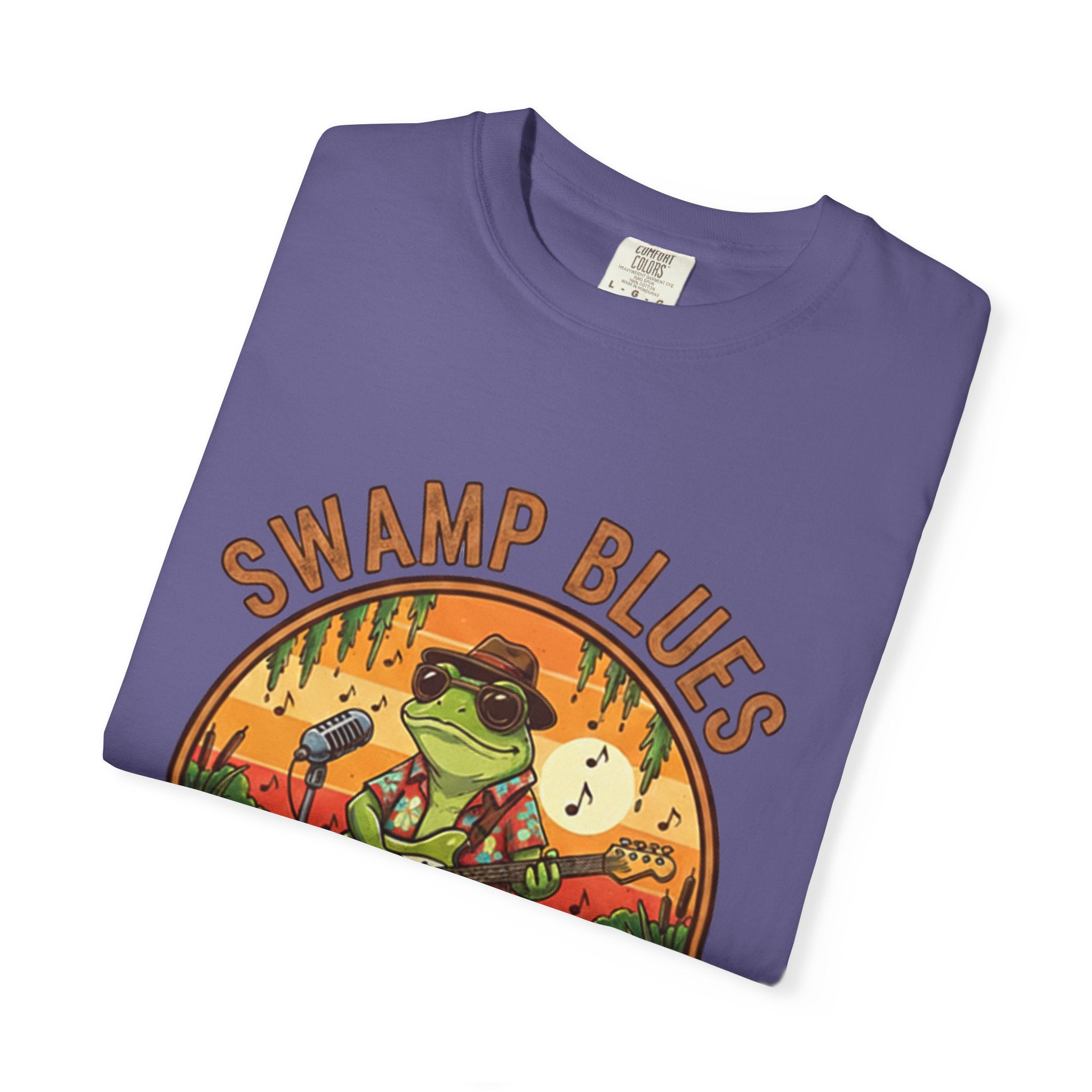 Swamp Blues: Ribbitin' Riffs Fret Life Tee