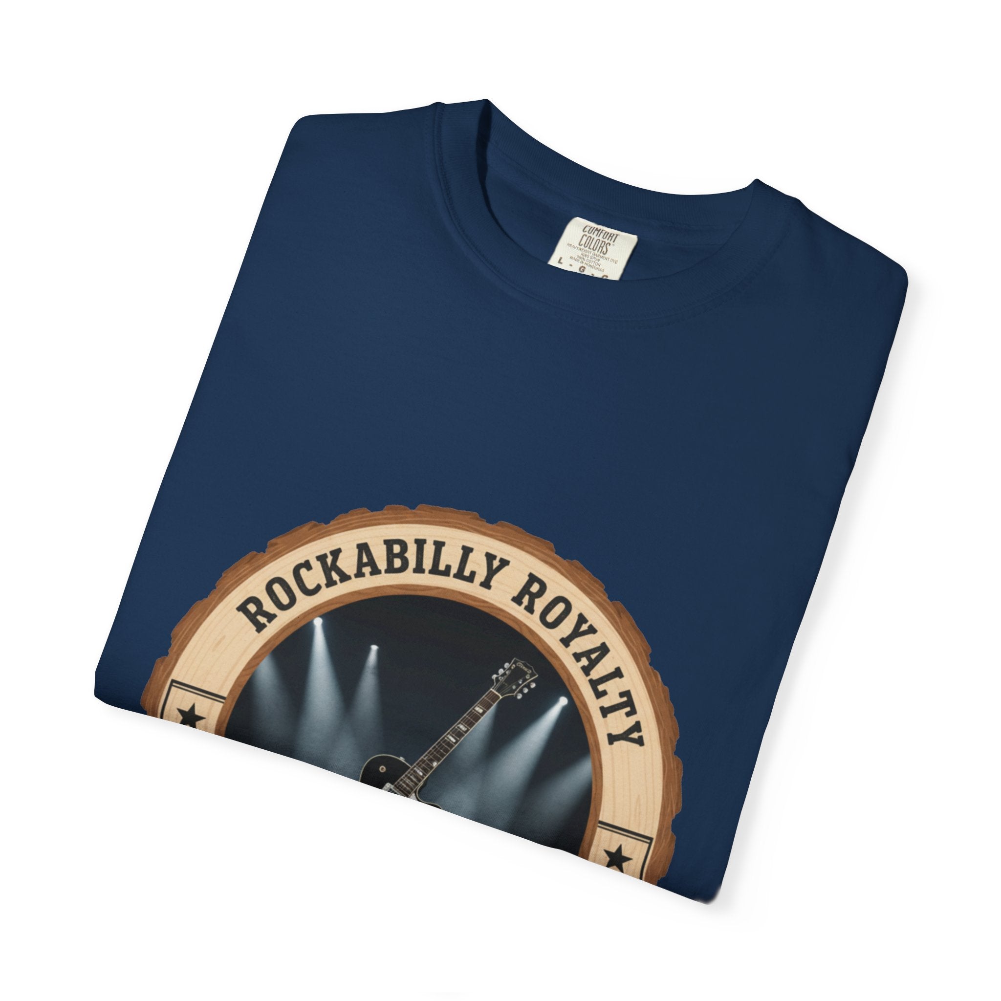 Rockabilly Royalty Tee | Gretsch Duo Jet Falcon Electric Guitar Shirt