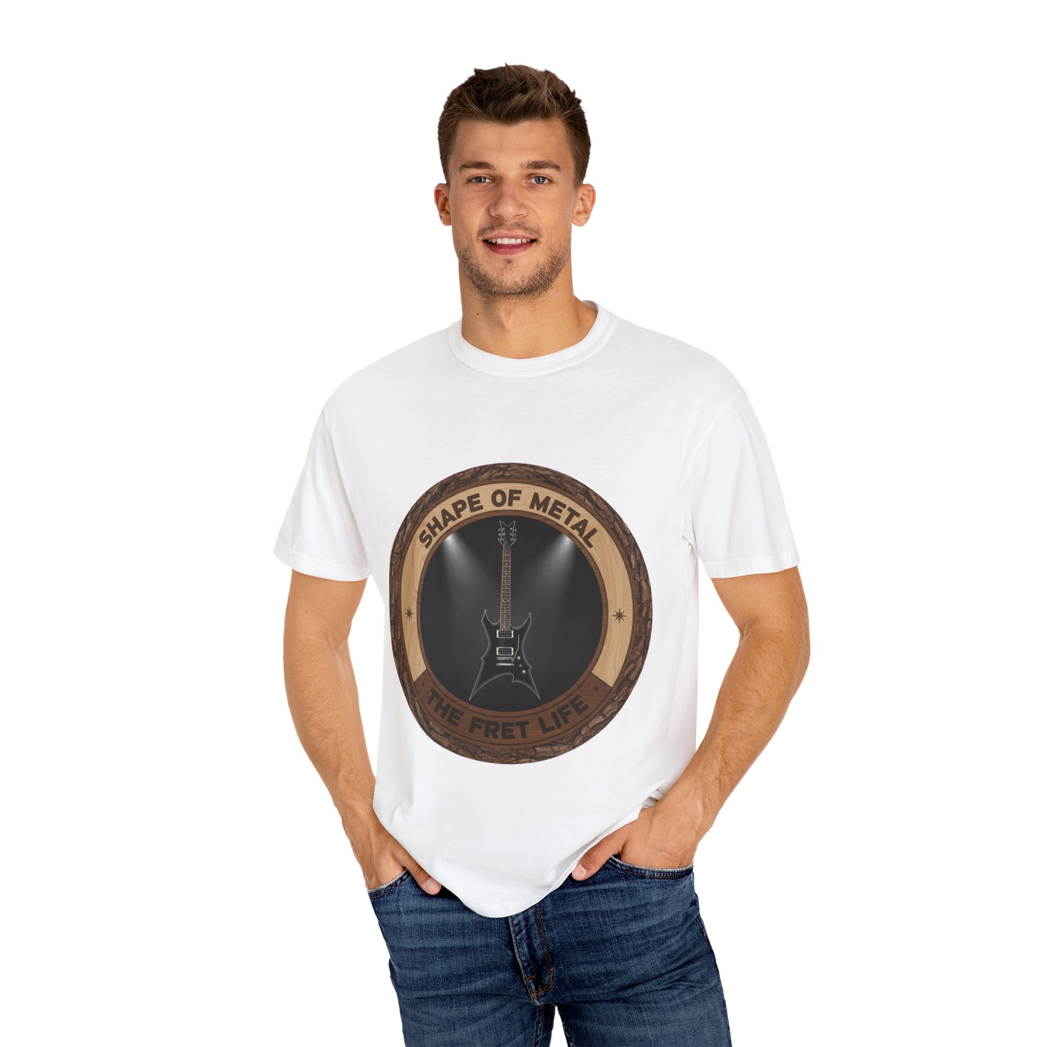 Shape of Metal Tee | BC Rich Warlock Mockingbird Heavy Metal Guitar Shirt