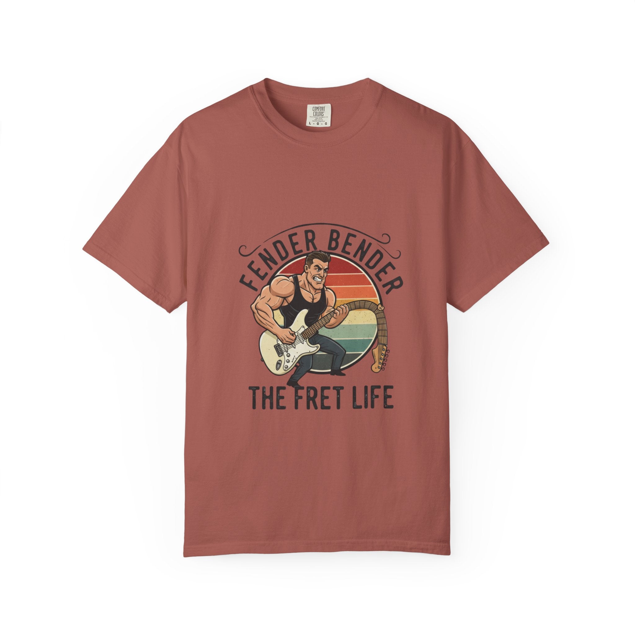 Fender Bender: The Fret Life T-Shirt (Vintage Rocker Edition)