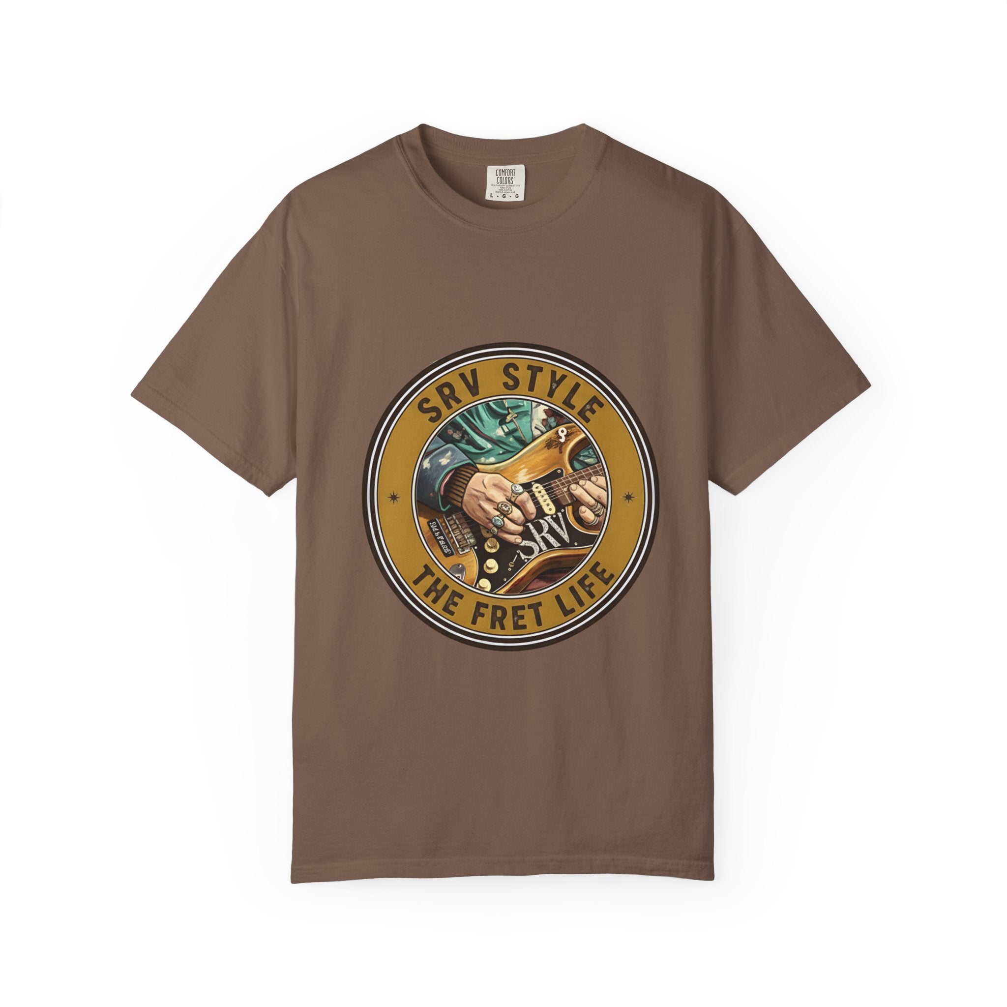 SRV Style T-Shirt |Blues Guitar Fan Tee