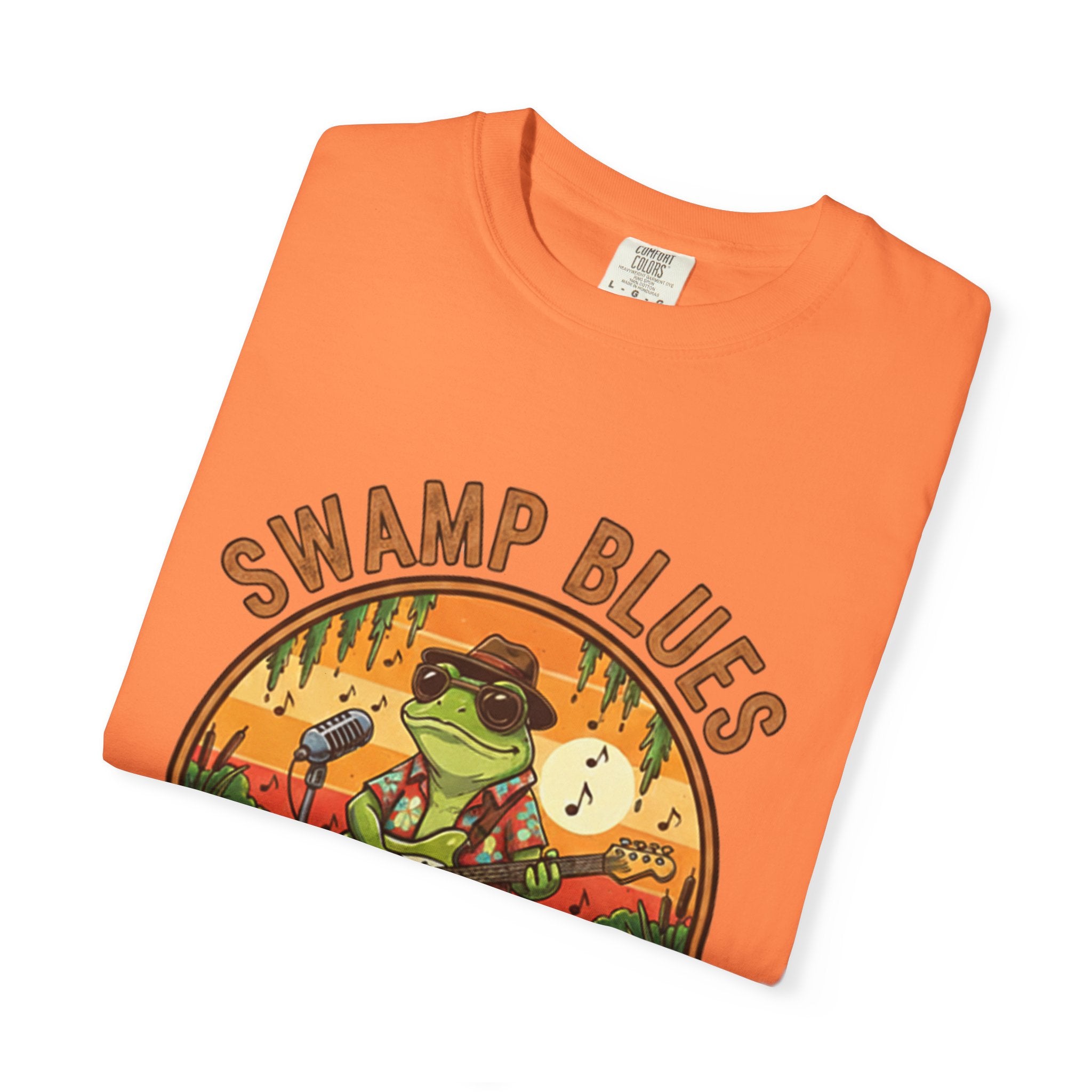 Swamp Blues: Ribbitin' Riffs Fret Life Tee