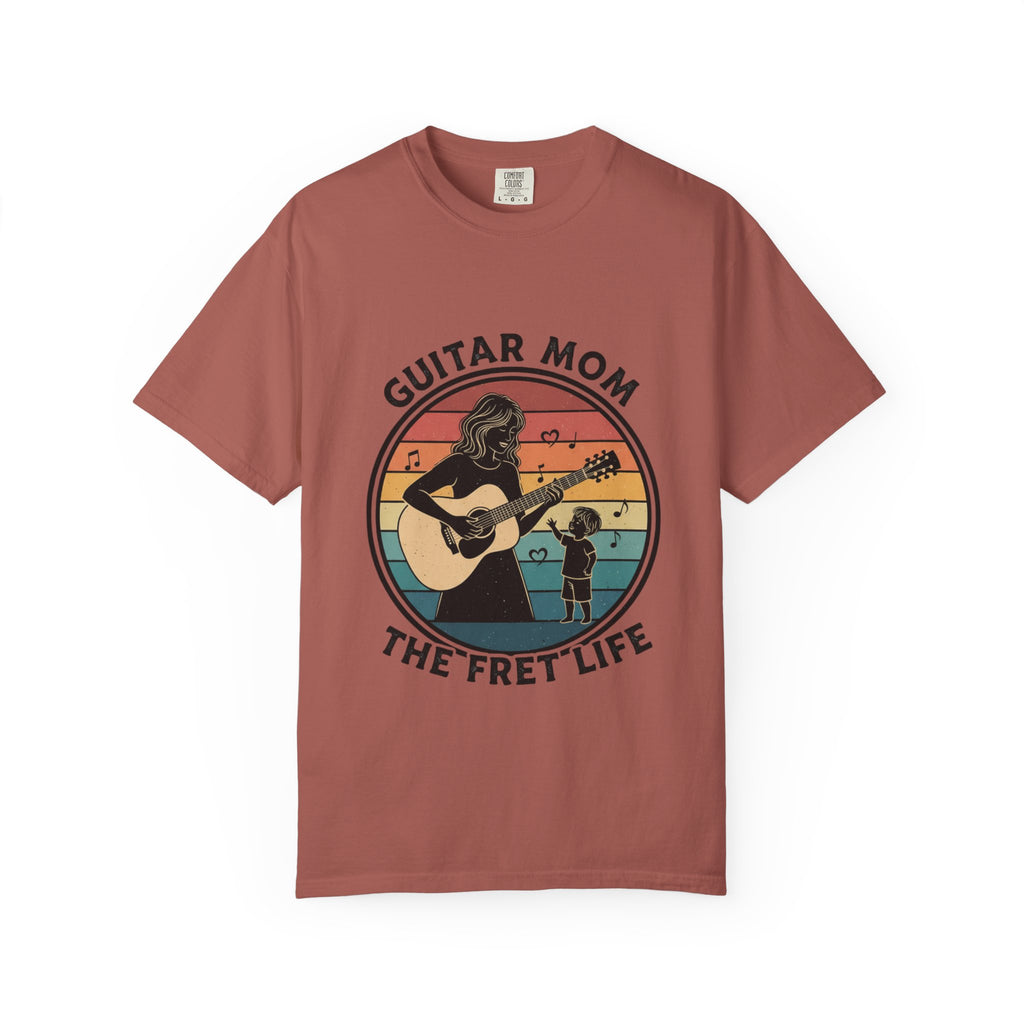 Guitar Mom: The Fret Life Acoustic Silhouette Tee