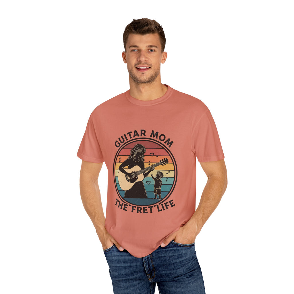Guitar Mom: The Fret Life Acoustic Silhouette Tee
