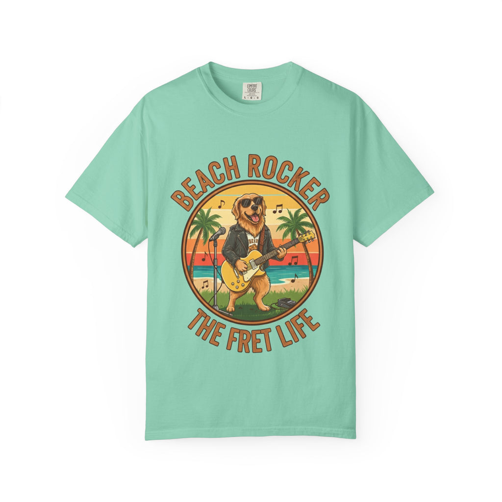 Beach Rocker: Golden's Sunset Shred Fret Life Tee