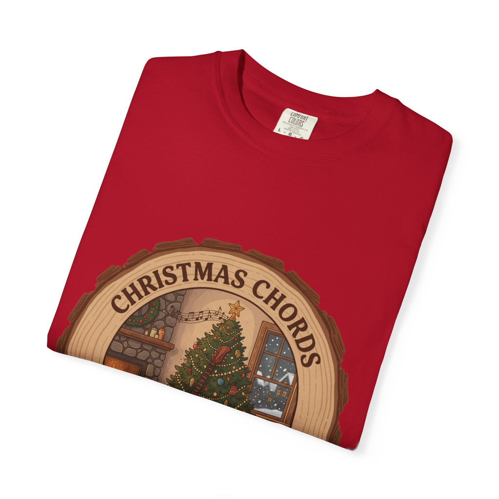 Christmas Chords T-Shirt | Holiday Music Guitar Tee