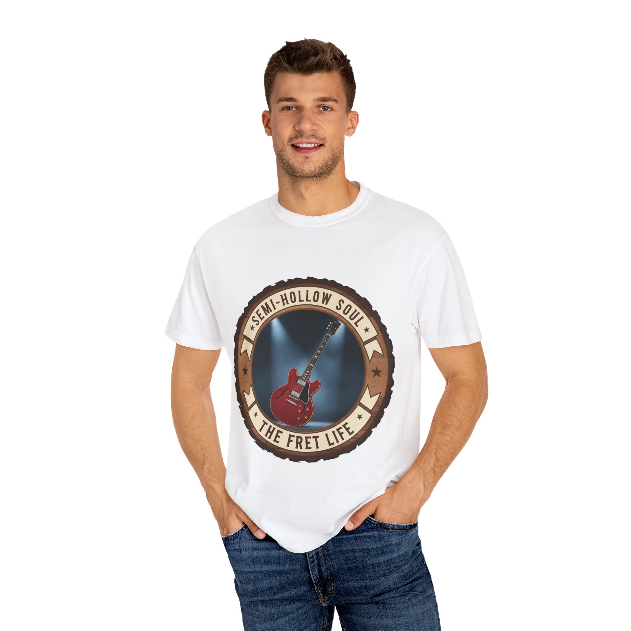 Semi-Hollow Soul Tee | Gibson ES-335 Blues Jazz Guitar Shirt