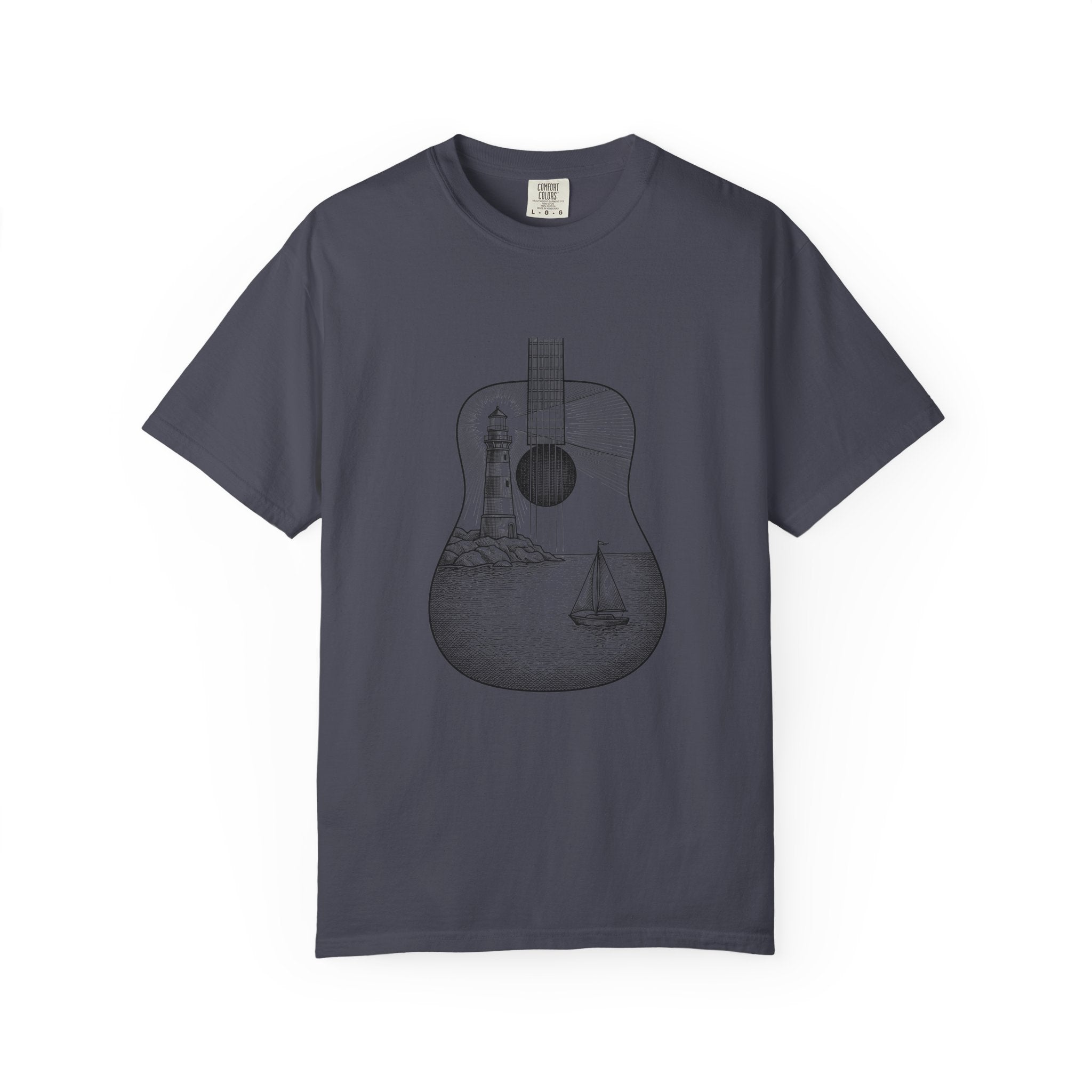 Lighthouse Watch Guitar T-Shirt