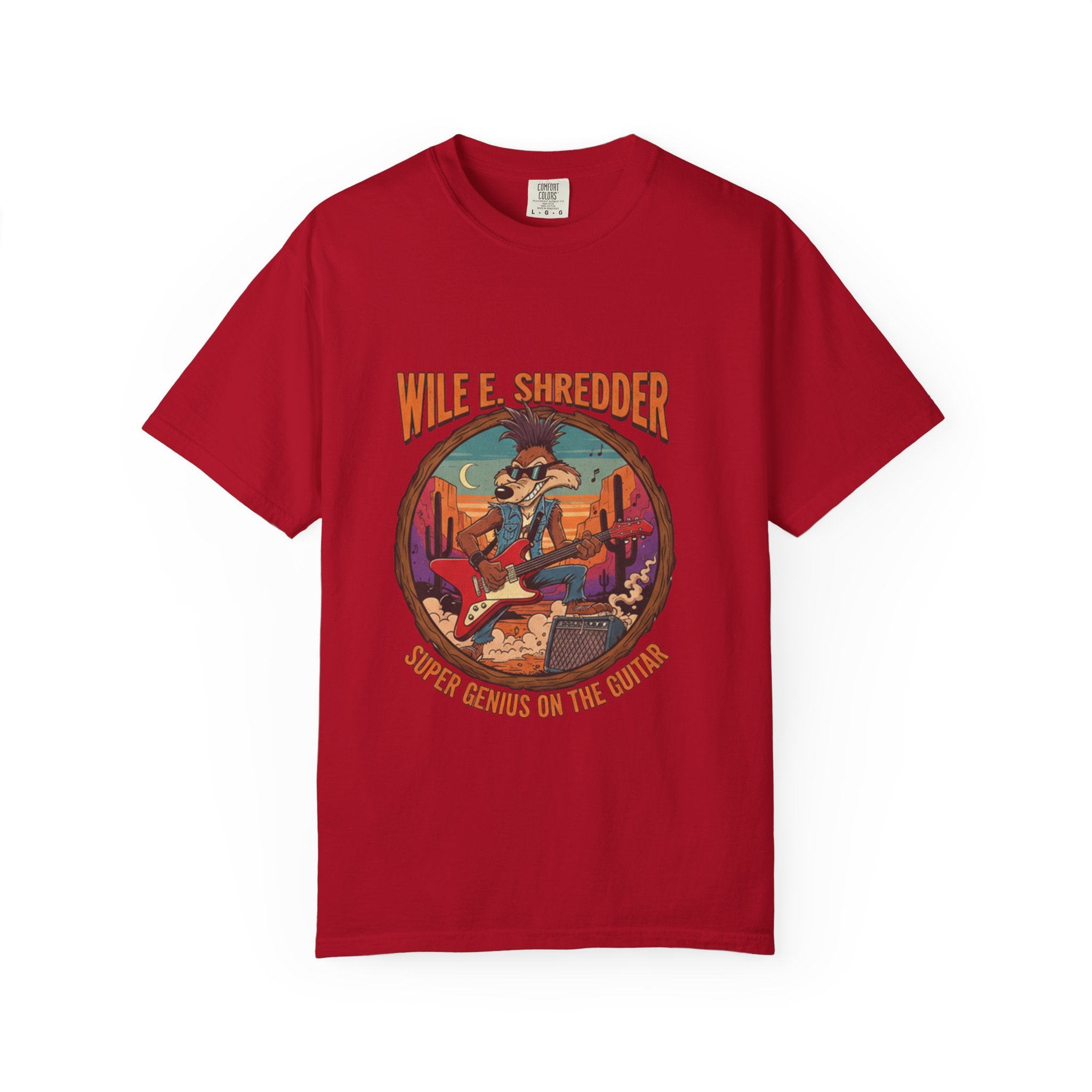 Wile E Shredder Desert Guitar - Graphic T-Shirt