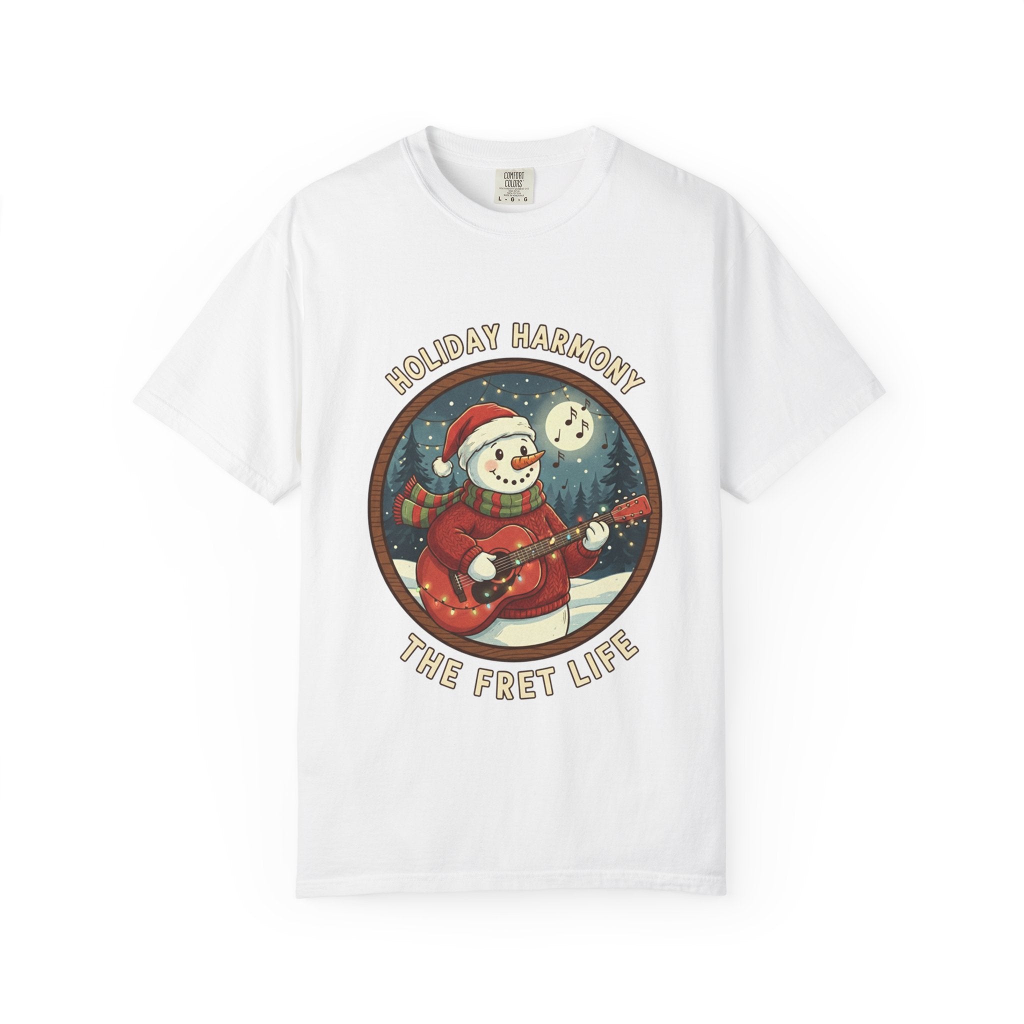 Holiday Harmony: Snowman's Festive Fret Life Tee