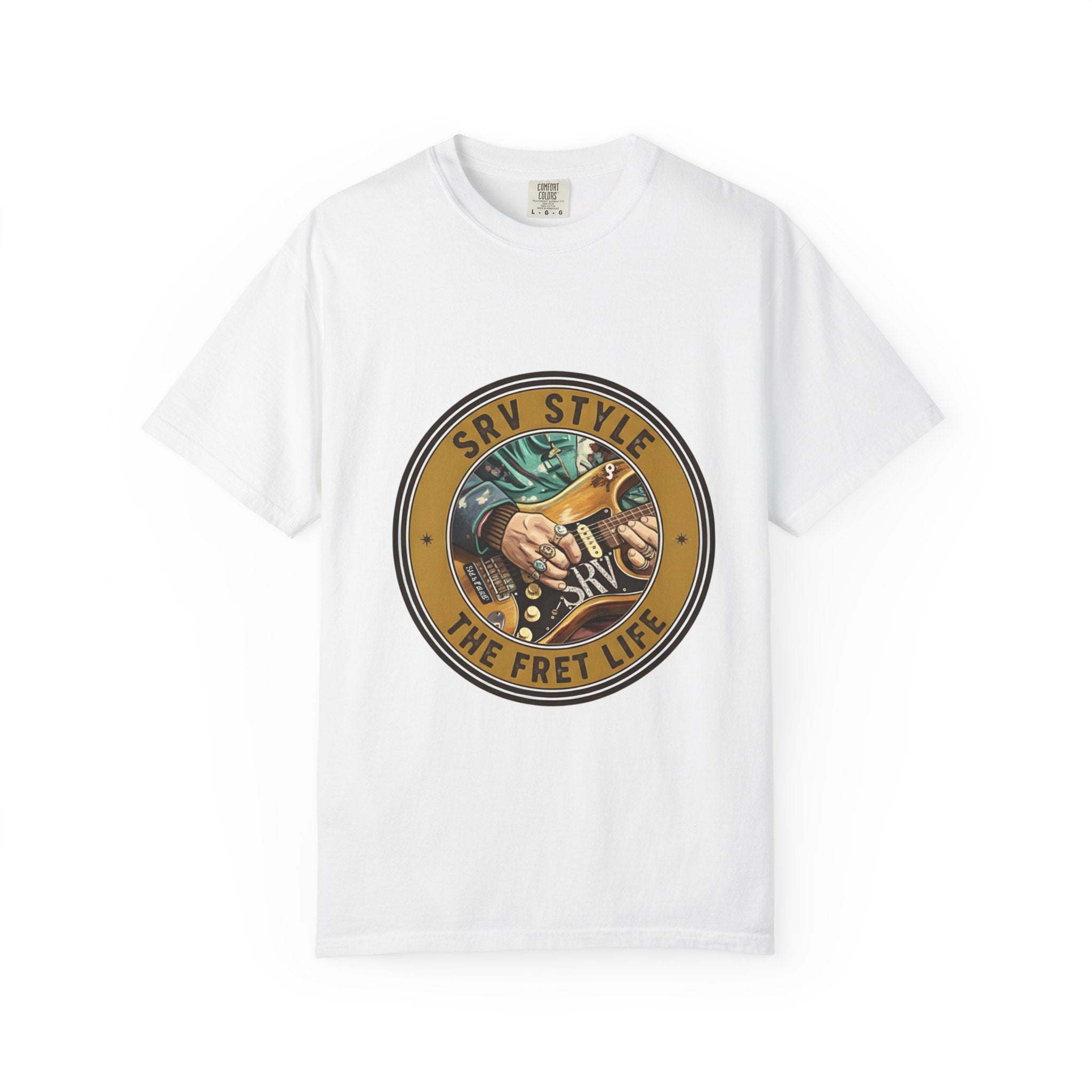 SRV Style T-Shirt |Blues Guitar Fan Tee