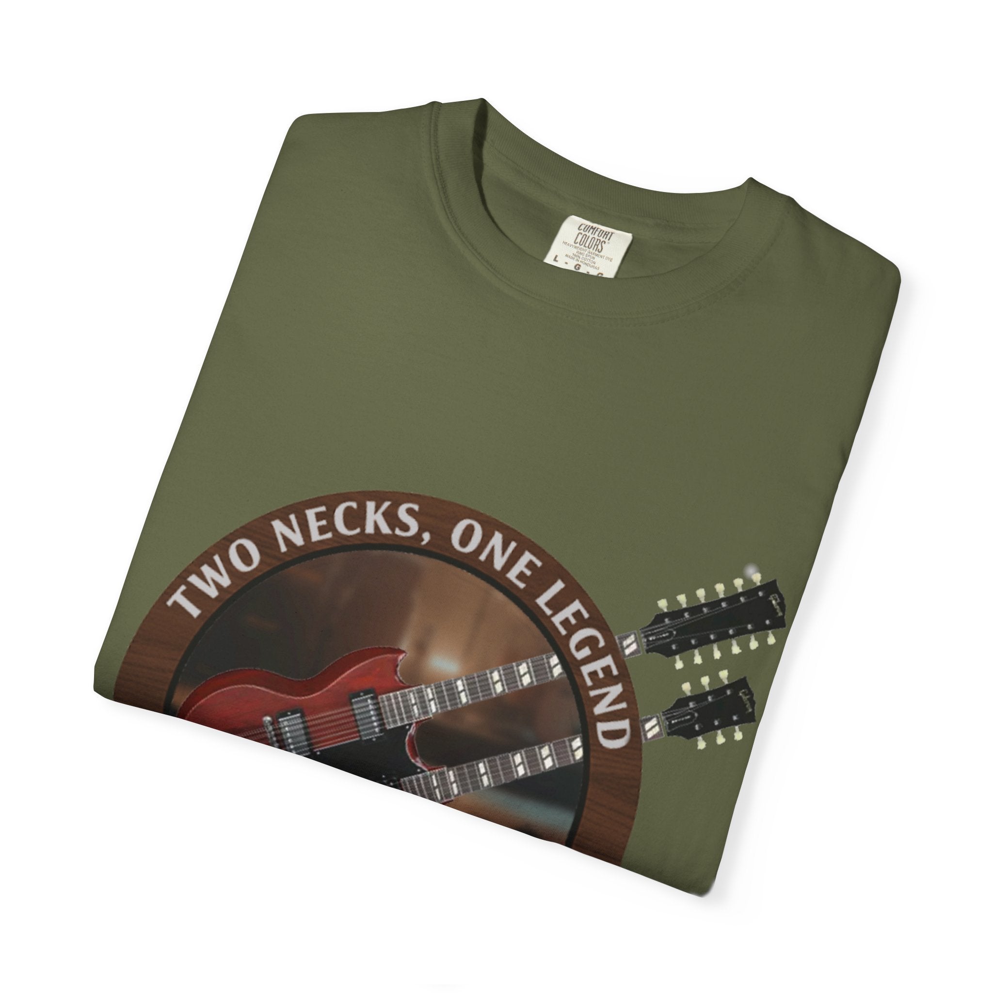 Double Neck T-Shirt | LZ Guitar Legend Tee