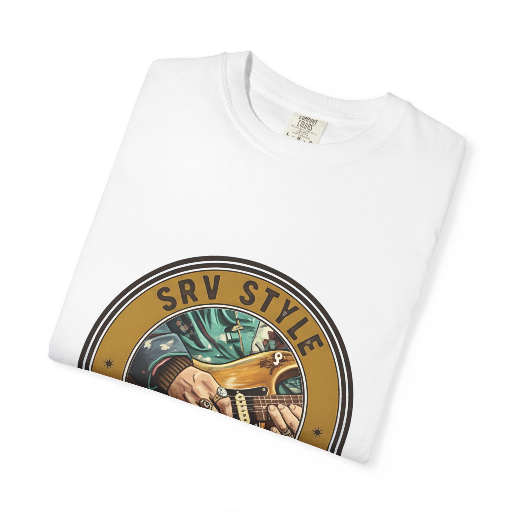 SRV Style T-Shirt |Blues Guitar Fan Tee