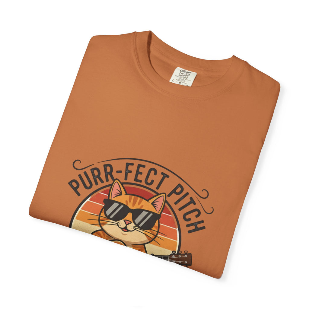 Purr-Fect Pitch: The Cool Cat Fret Life Tee