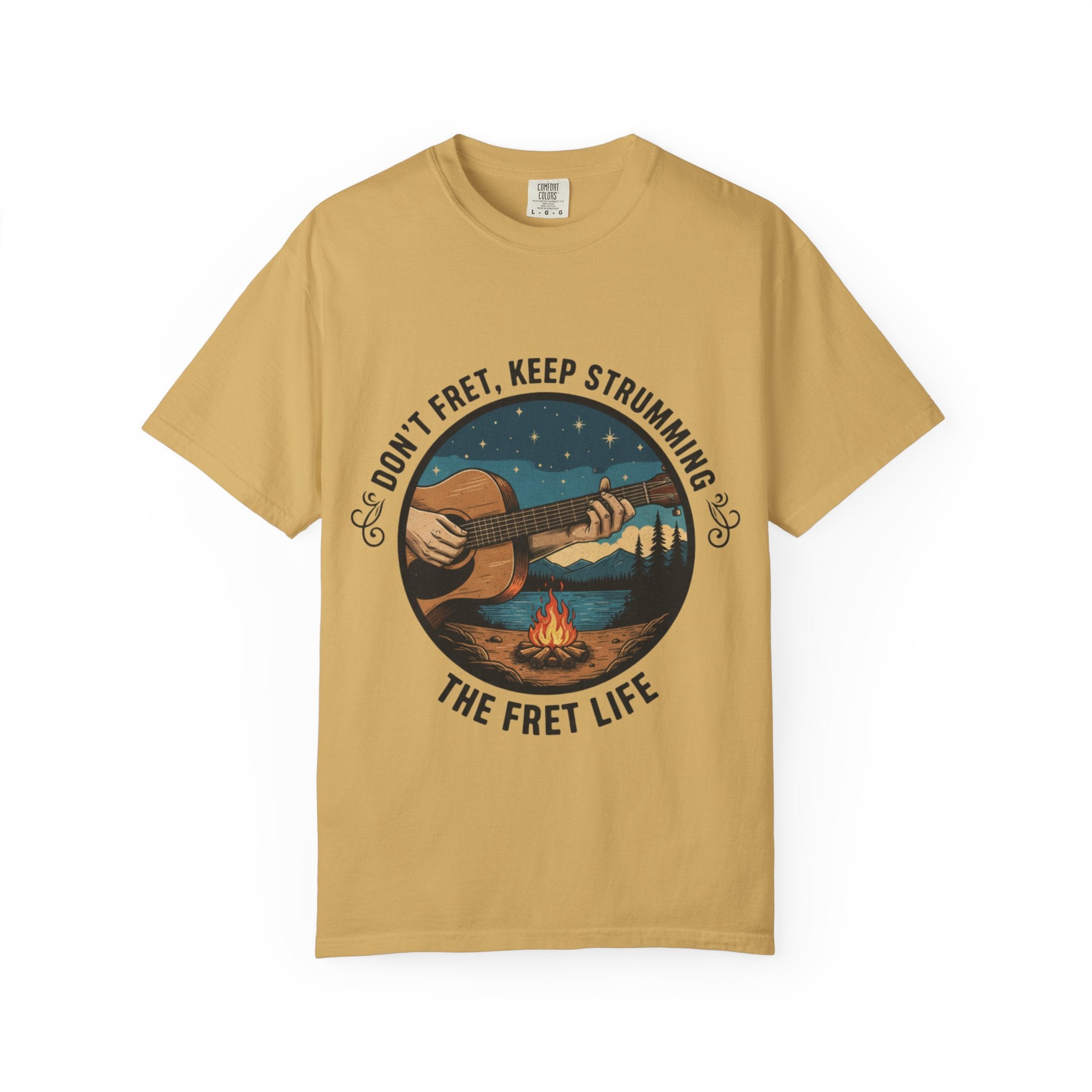 Don't Fret, Keep Strumming: Campfire Tee