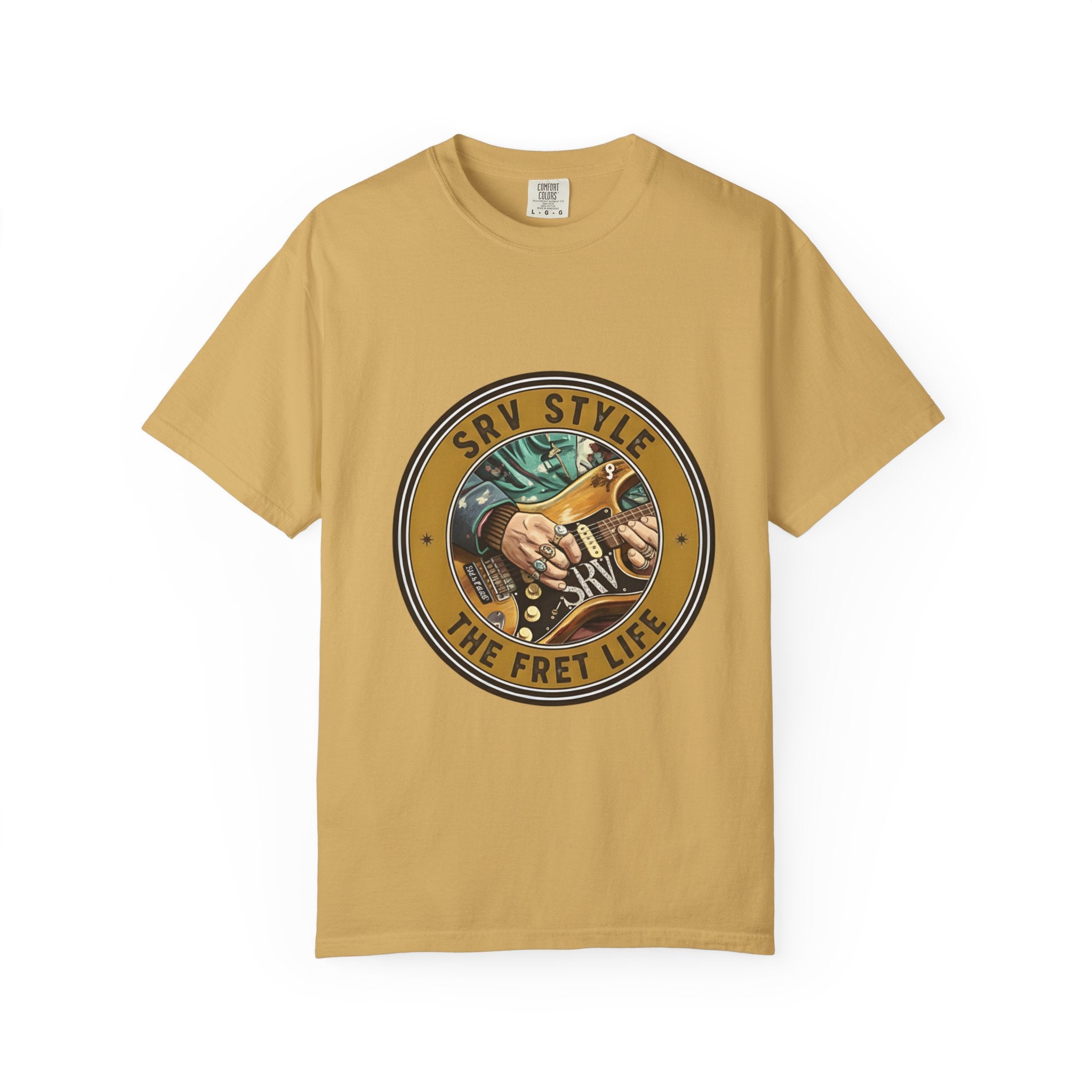 SRV Style T-Shirt |Blues Guitar Fan Tee
