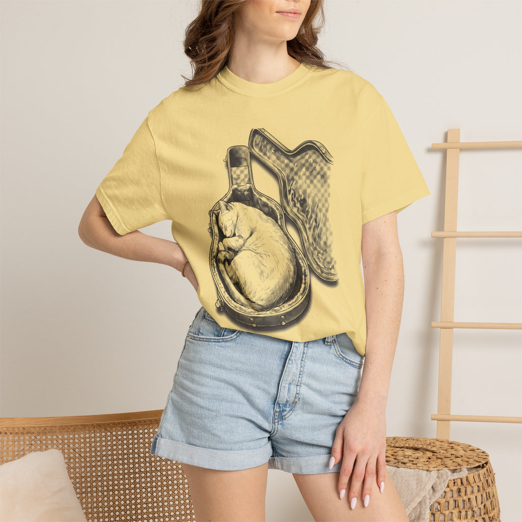 Cat Asleep in Case T-Shirt
