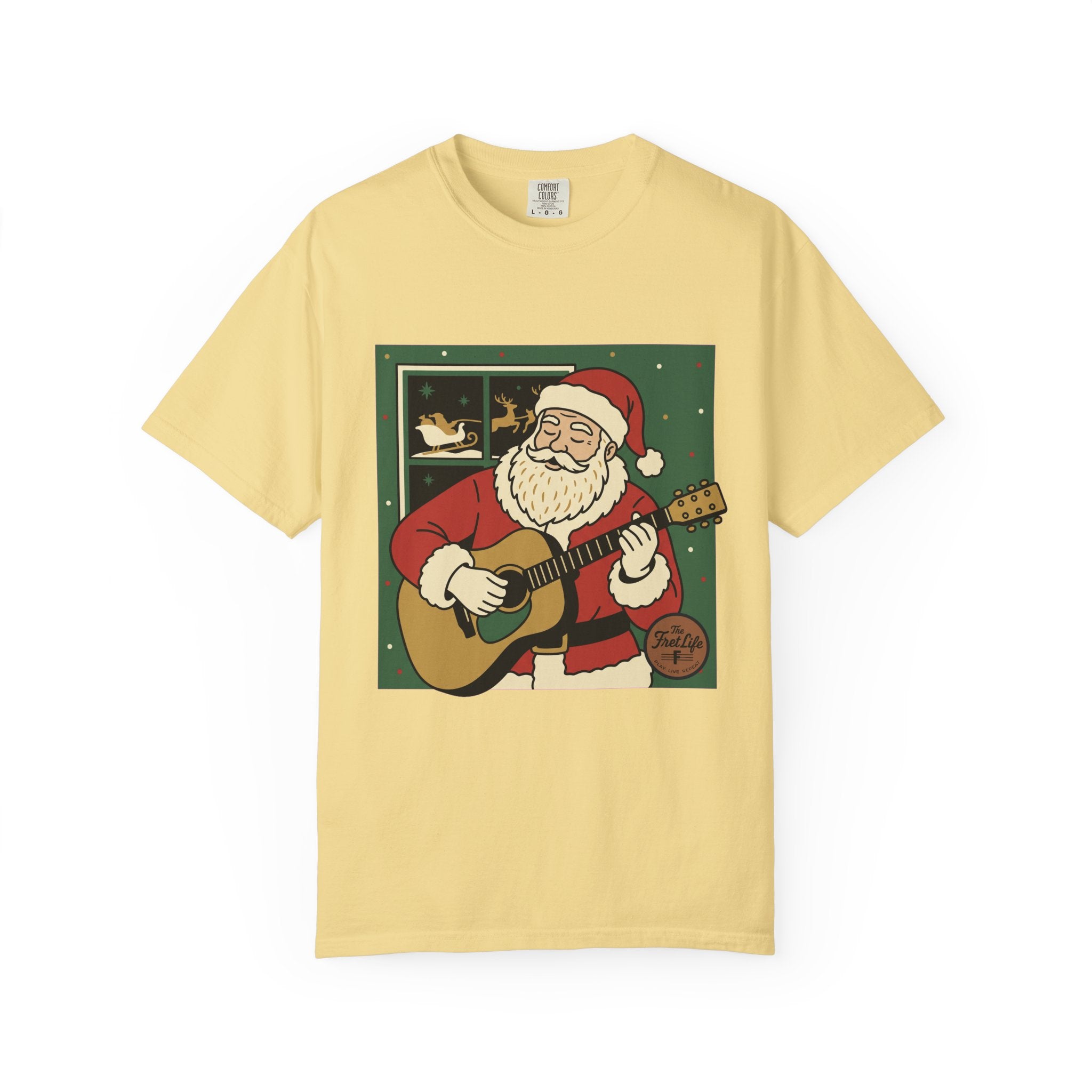 Santa Guitar T-Shirt