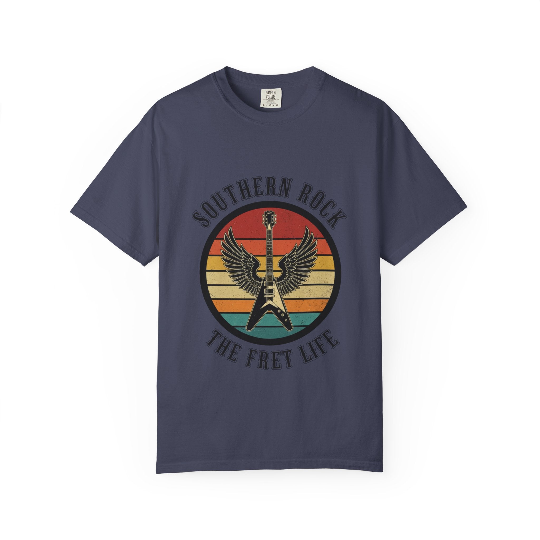 Southern Rock Winged V: Freebird Fret Life Tee