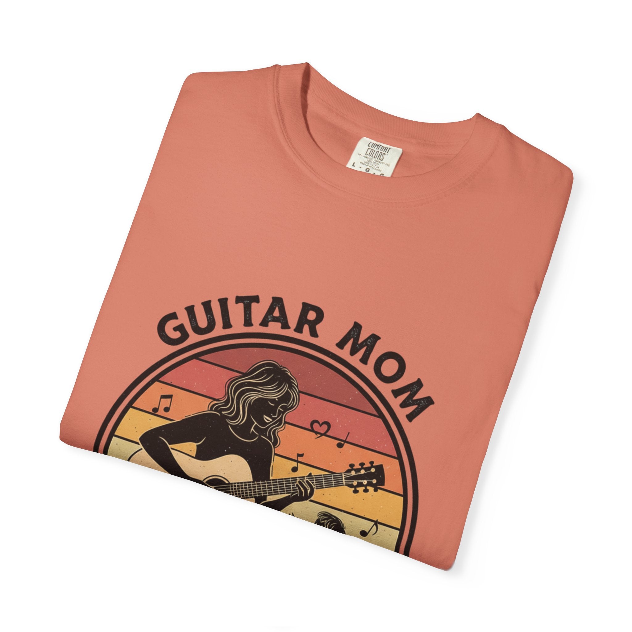 Guitar Mom: The Fret Life Acoustic Silhouette Tee