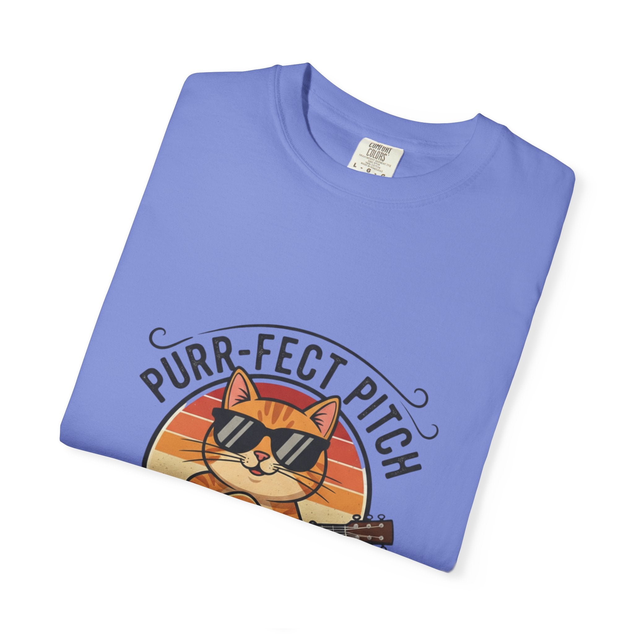 Purr-Fect Pitch: The Cool Cat Fret Life Tee