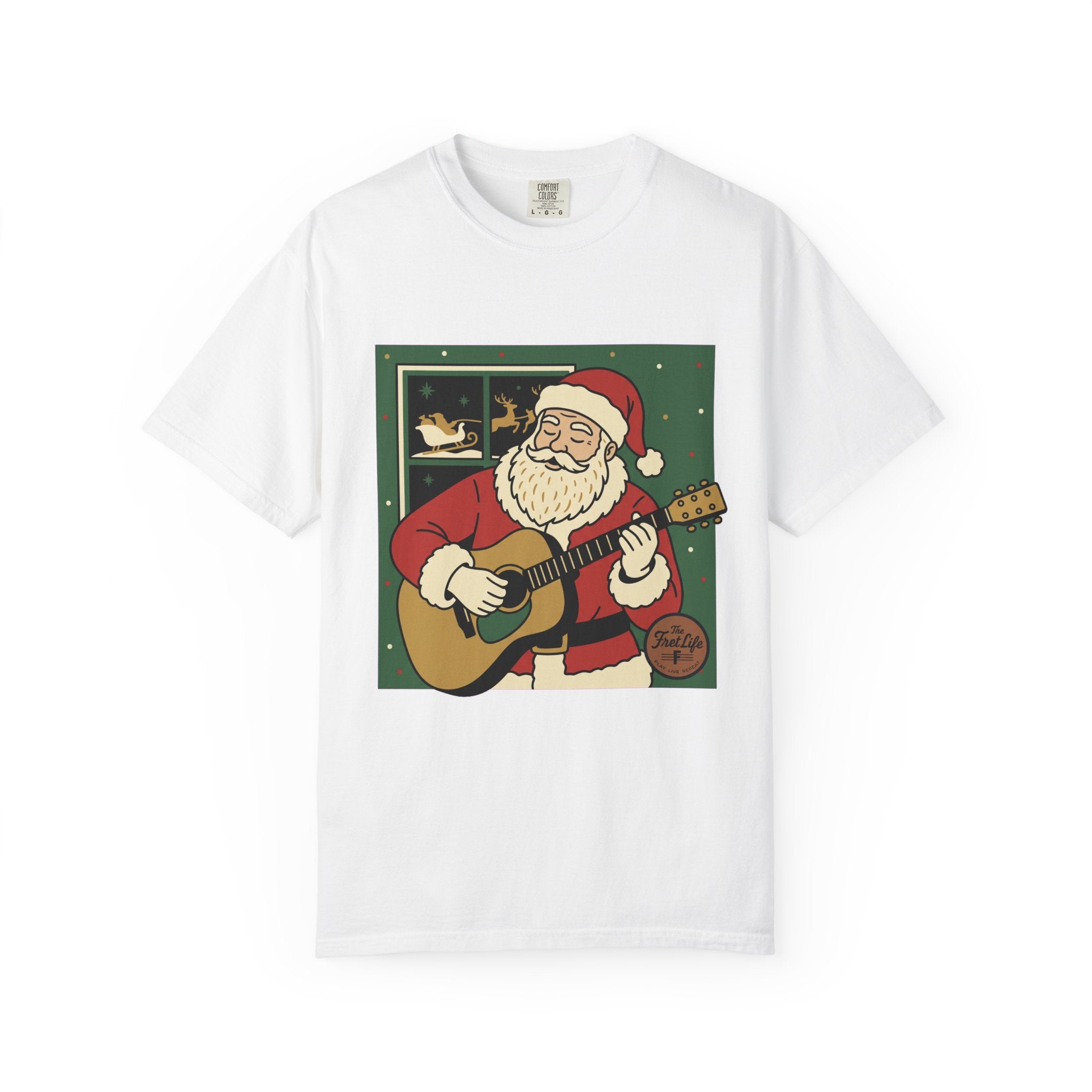 Santa Guitar T-Shirt