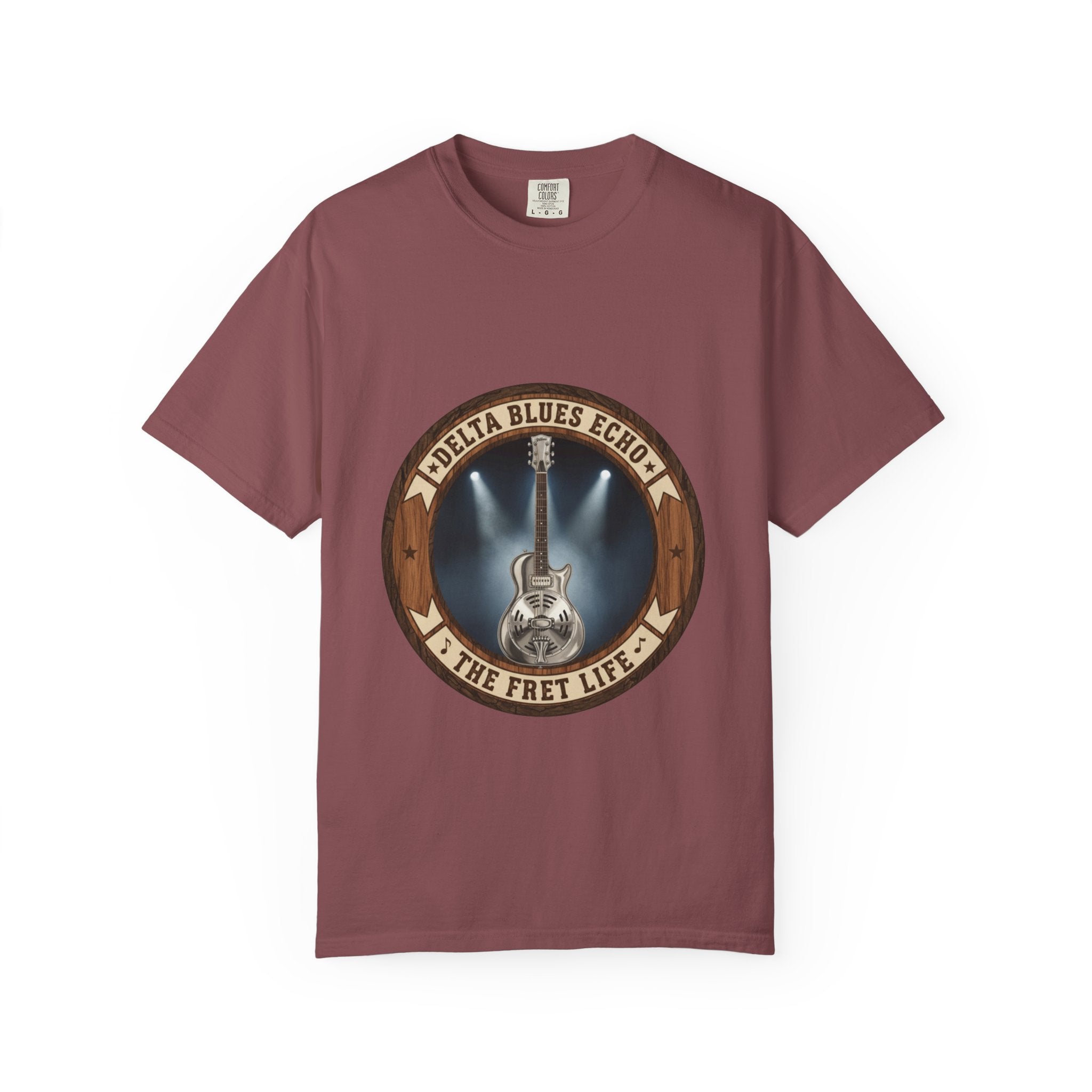 Delta Blues Echo Tee | Resonator Guitar Slide Player Shirt