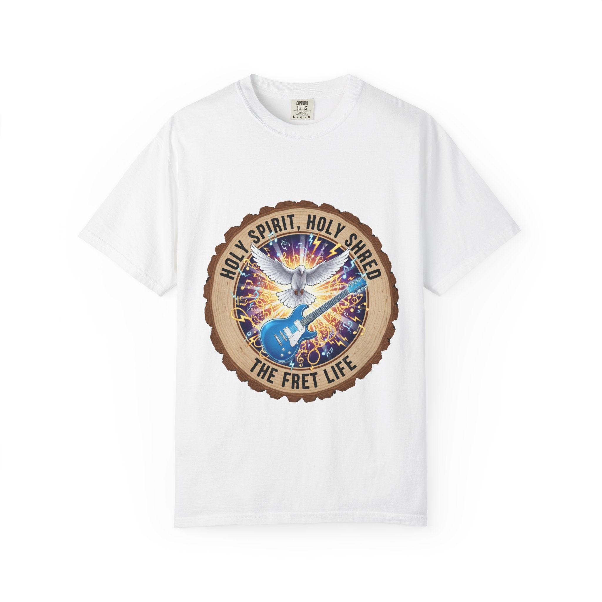 Holy Spirit Holy Shred T-Shirt | Christian Guitar Worship Tee