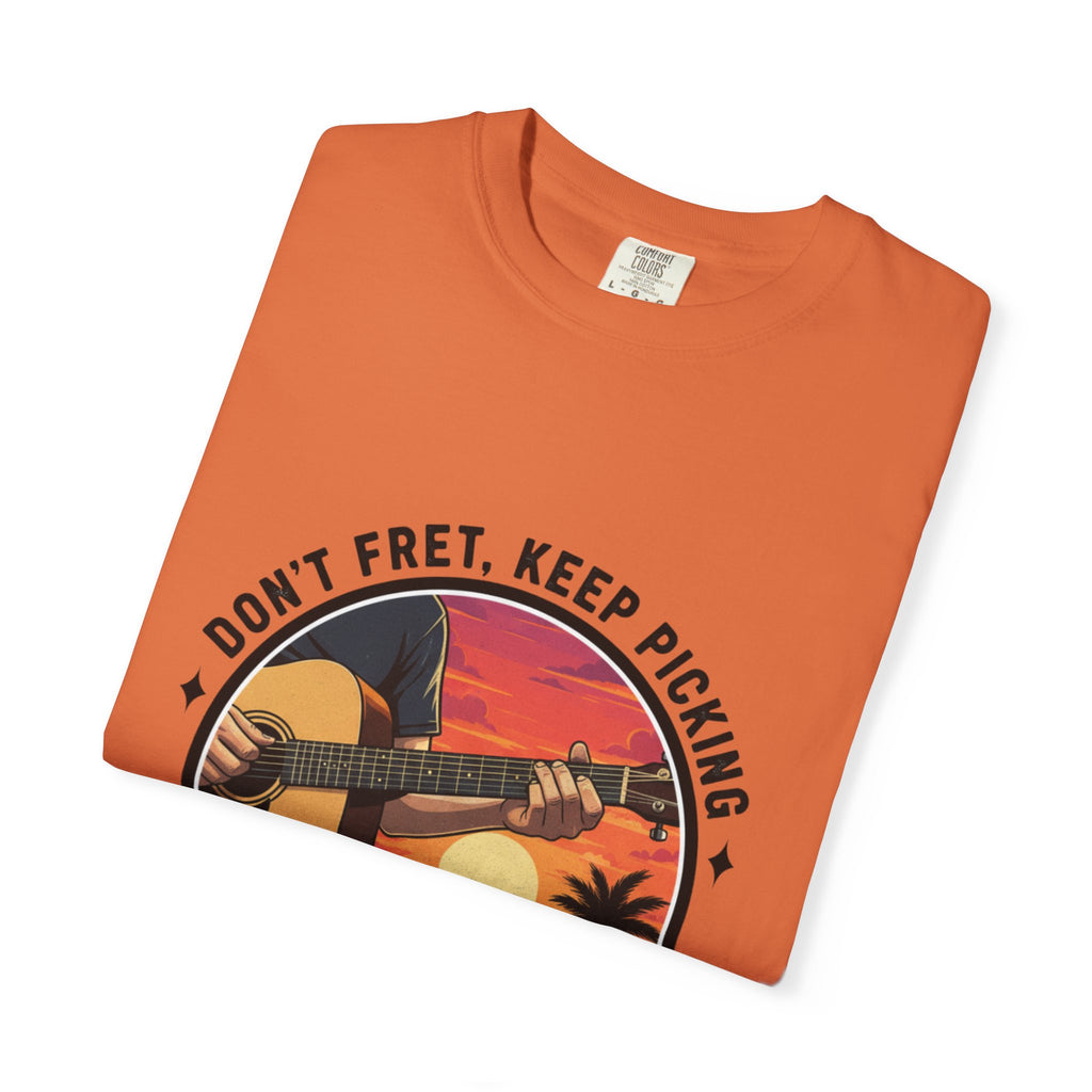 Don't Fret, Keep Picking: Island Sunset Guitar Tee
