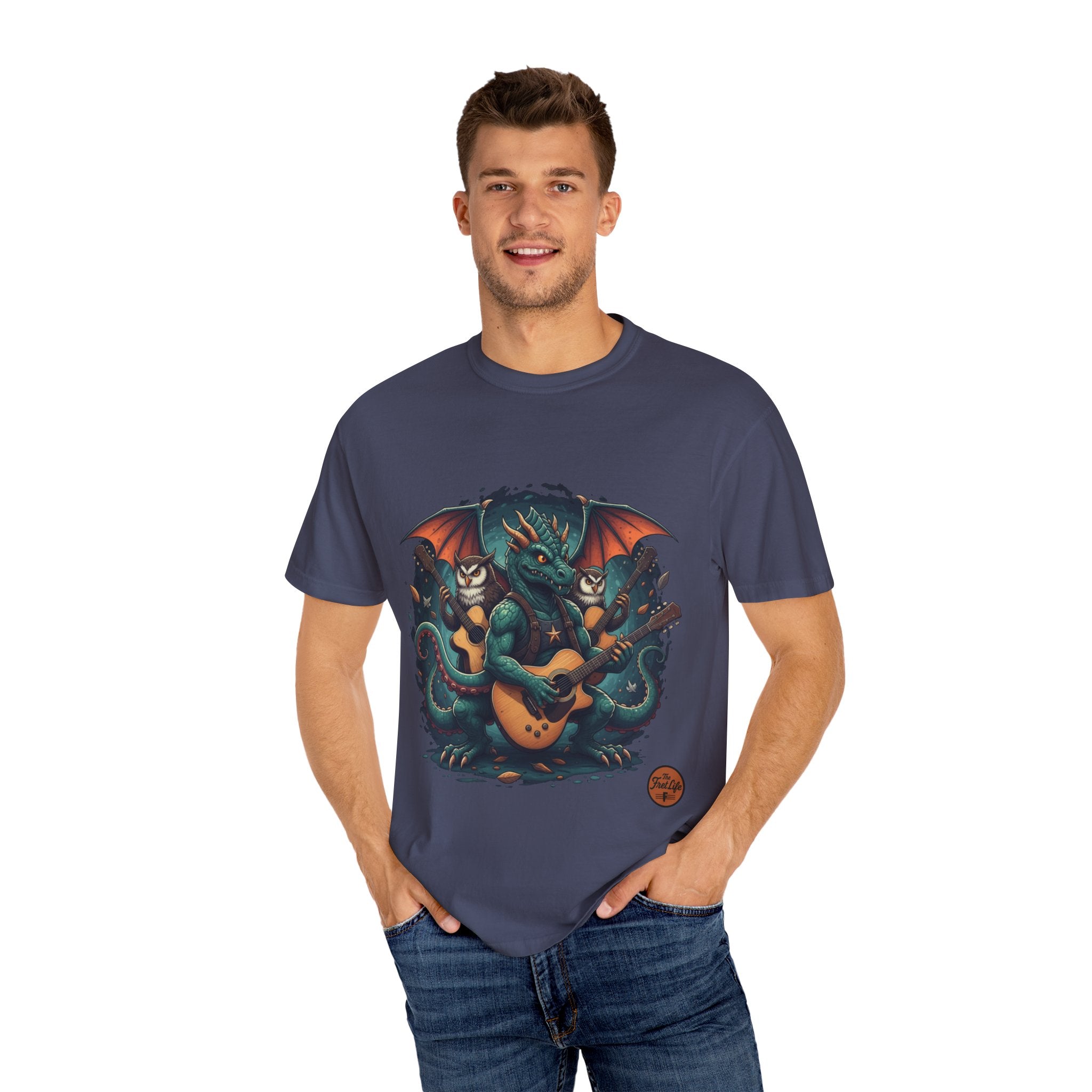 Dragon's Chord: Epic Guitar Tee