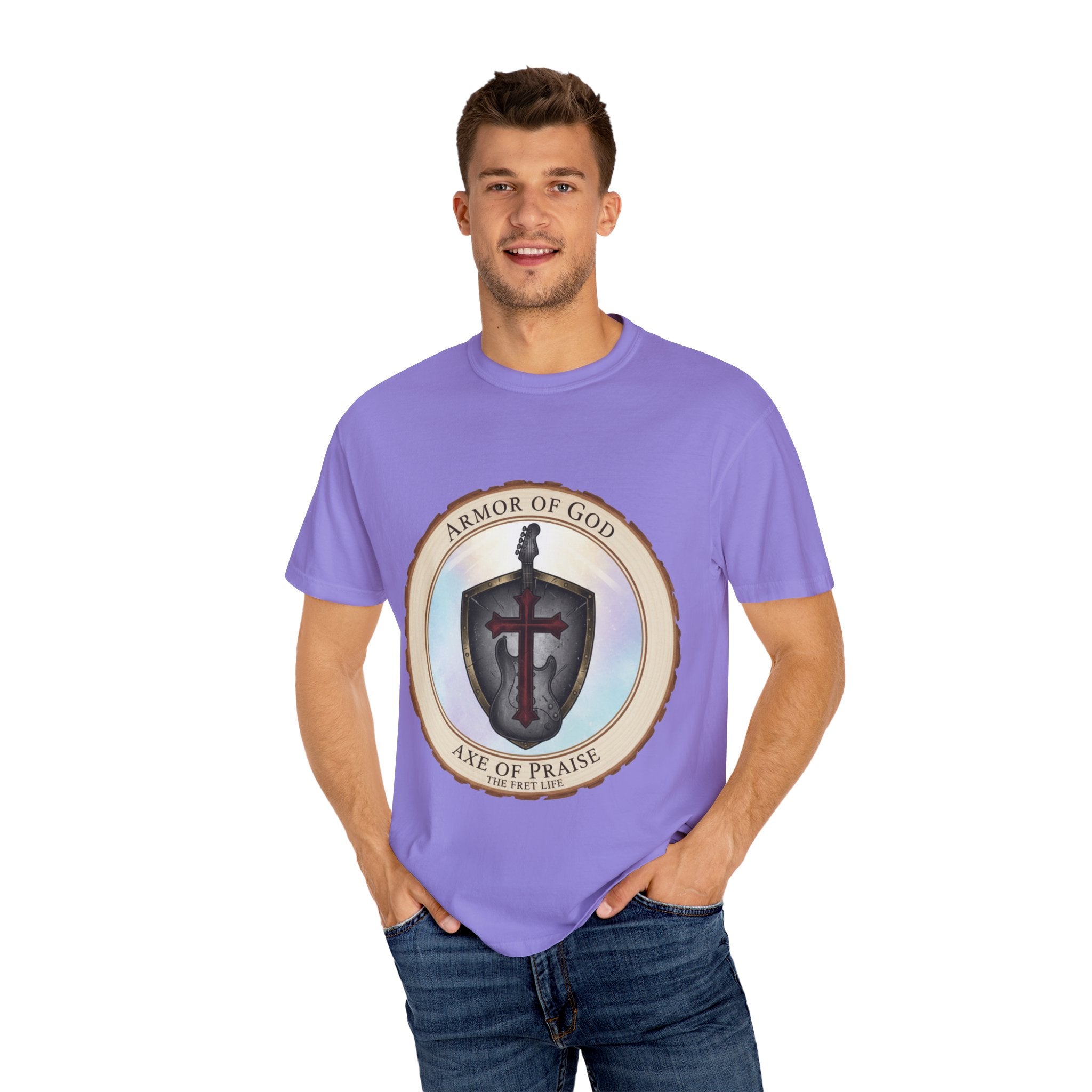 Armor of God T-Shirt | Ephesians 6 Christian Guitarist Tee