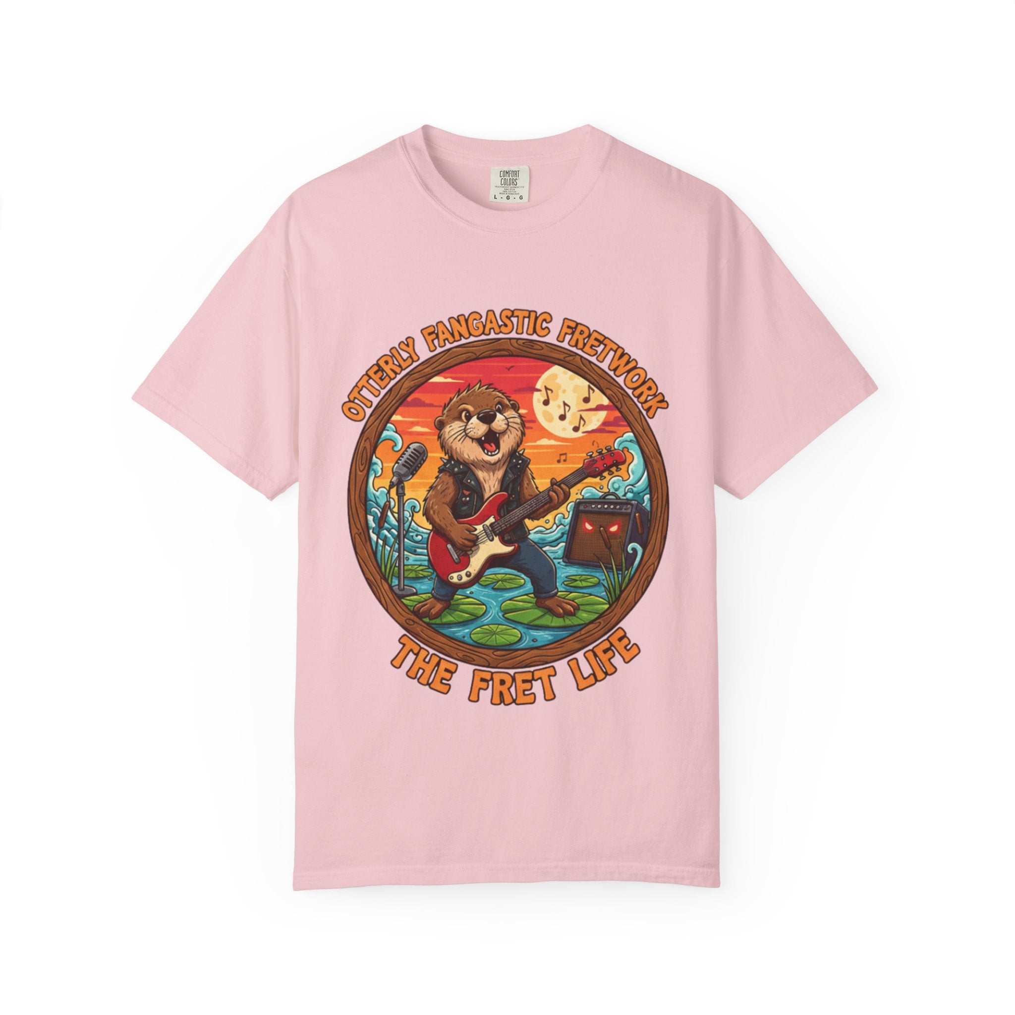 Otterly Fangastic Fretwork: The Fret Life Rocker Tee