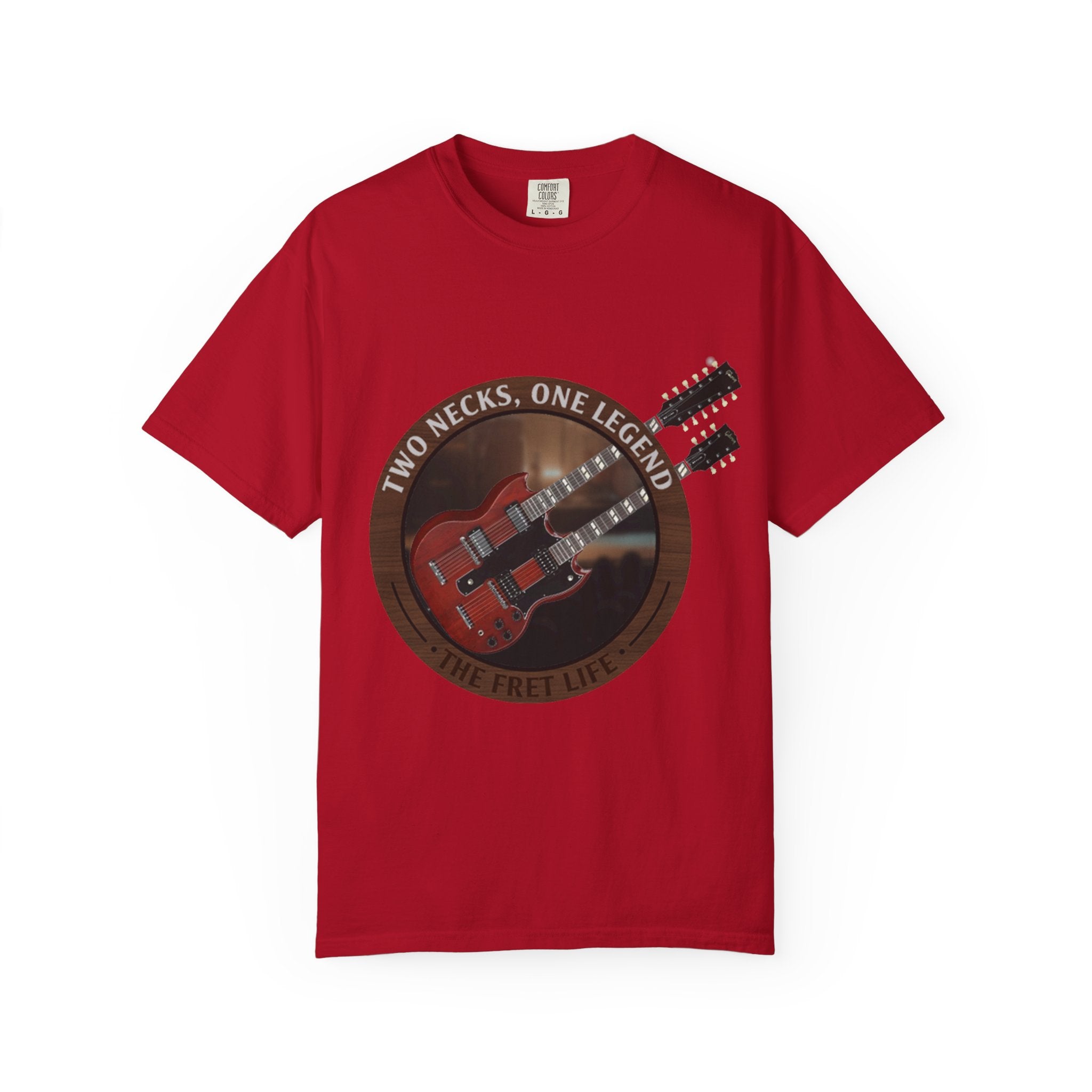 Double Neck T-Shirt | LZ Guitar Legend Tee