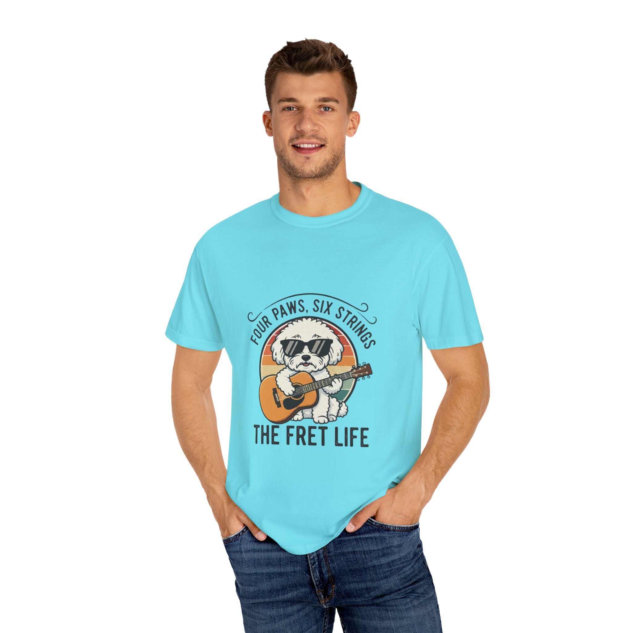 Four Paws, Six Strings: The Dog House Blues Tee