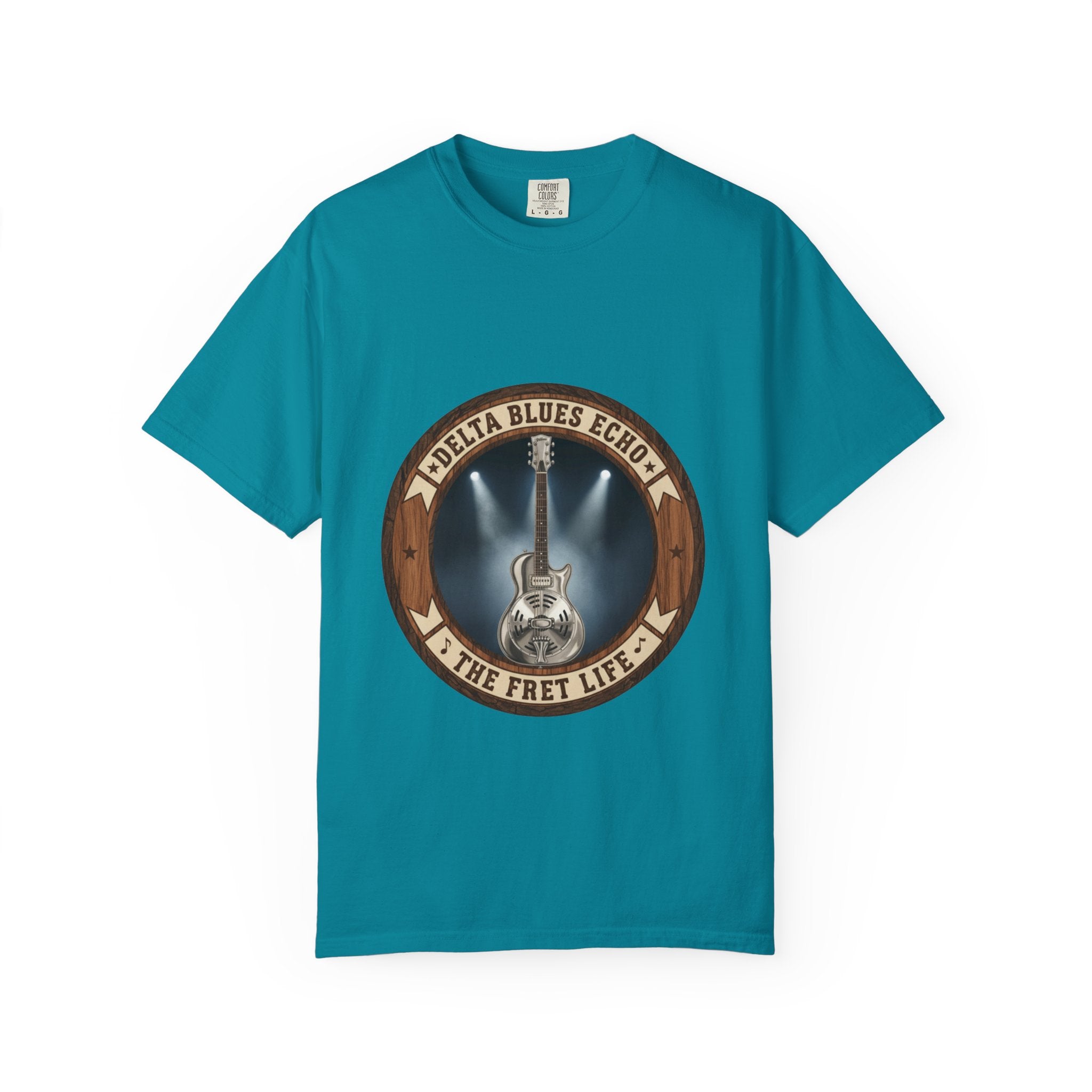 Delta Blues Echo Tee | Resonator Guitar Slide Player Shirt