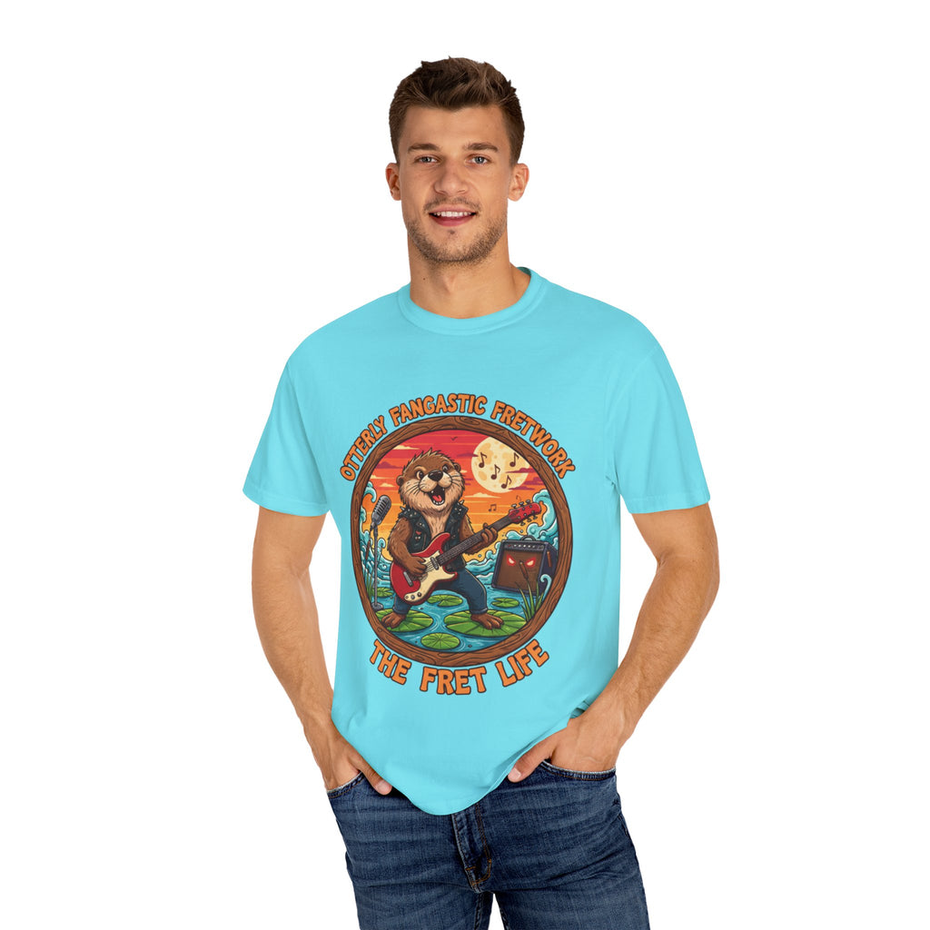 Otterly Fangastic Fretwork: The Fret Life Rocker Tee