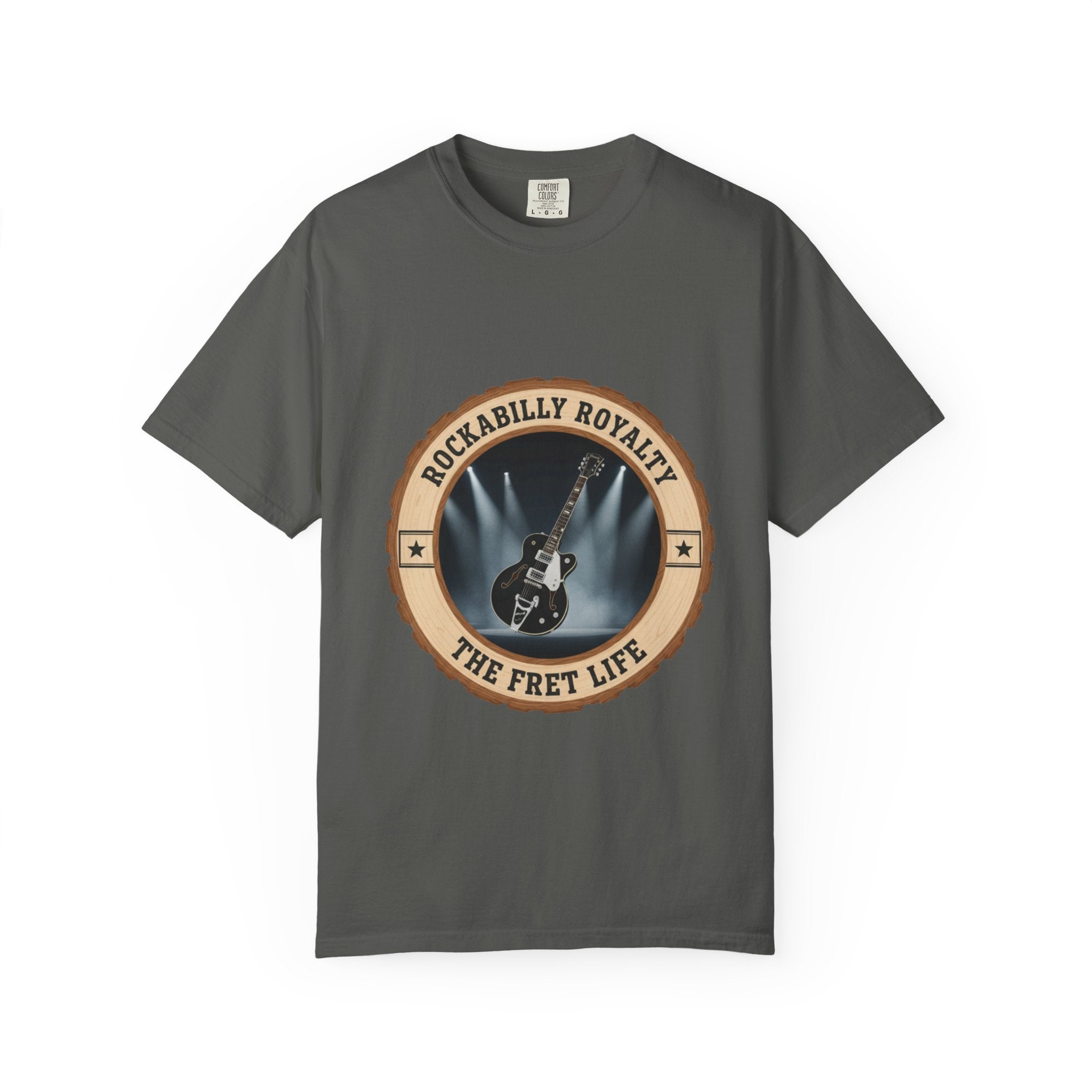Rockabilly Royalty Tee | Gretsch Duo Jet Falcon Electric Guitar Shirt