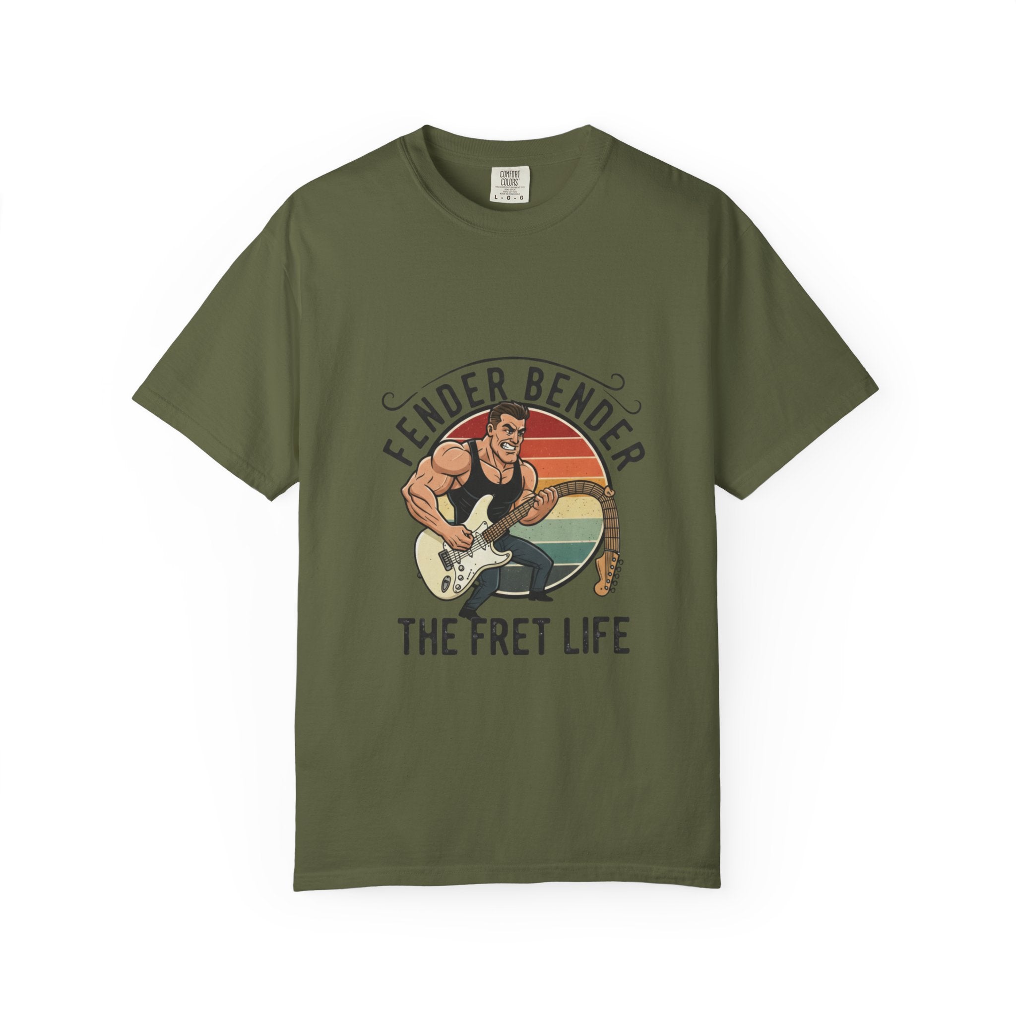Fender Bender: The Fret Life T-Shirt (Vintage Rocker Edition)