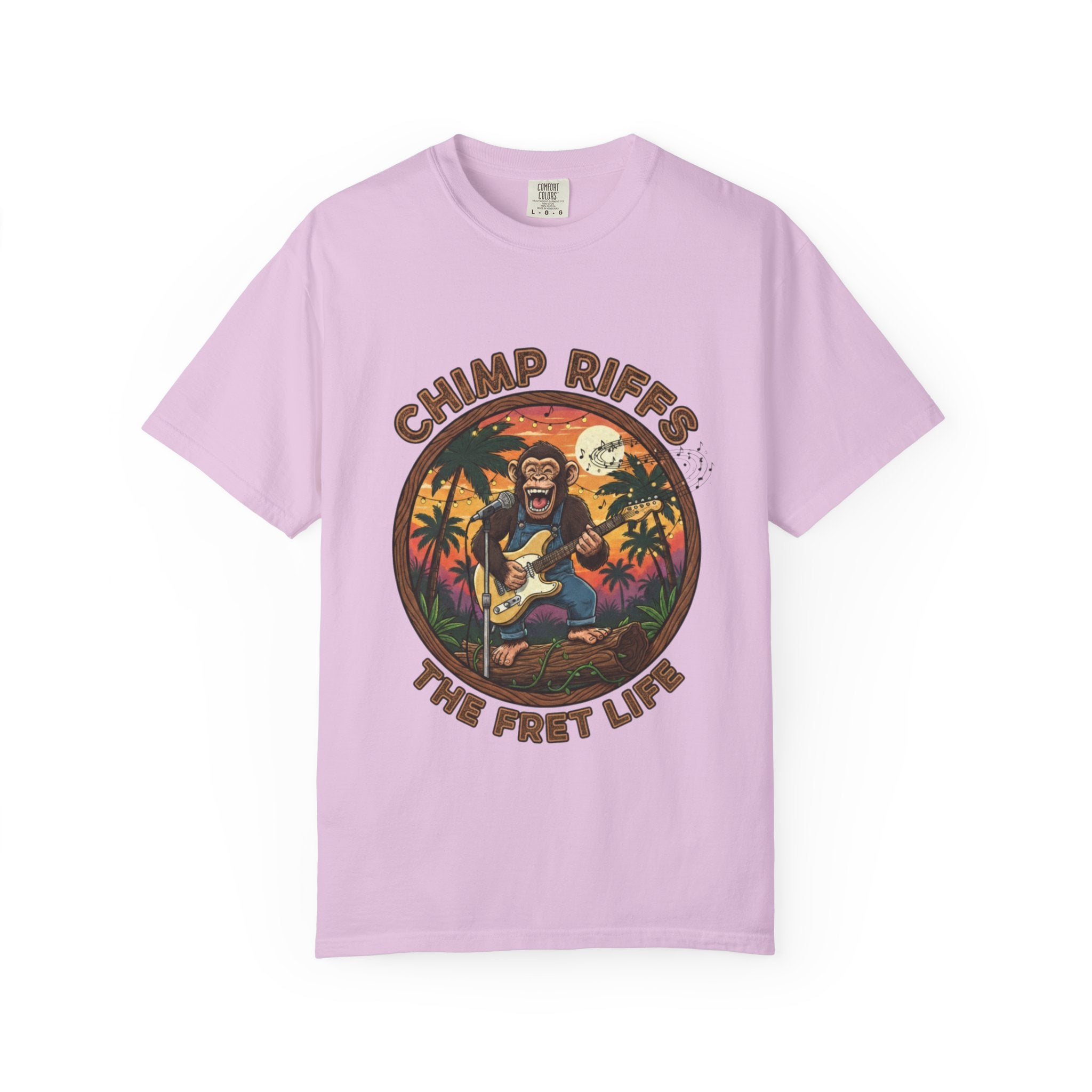 Chimp Riffs: Primate Punk Fret Life Tee