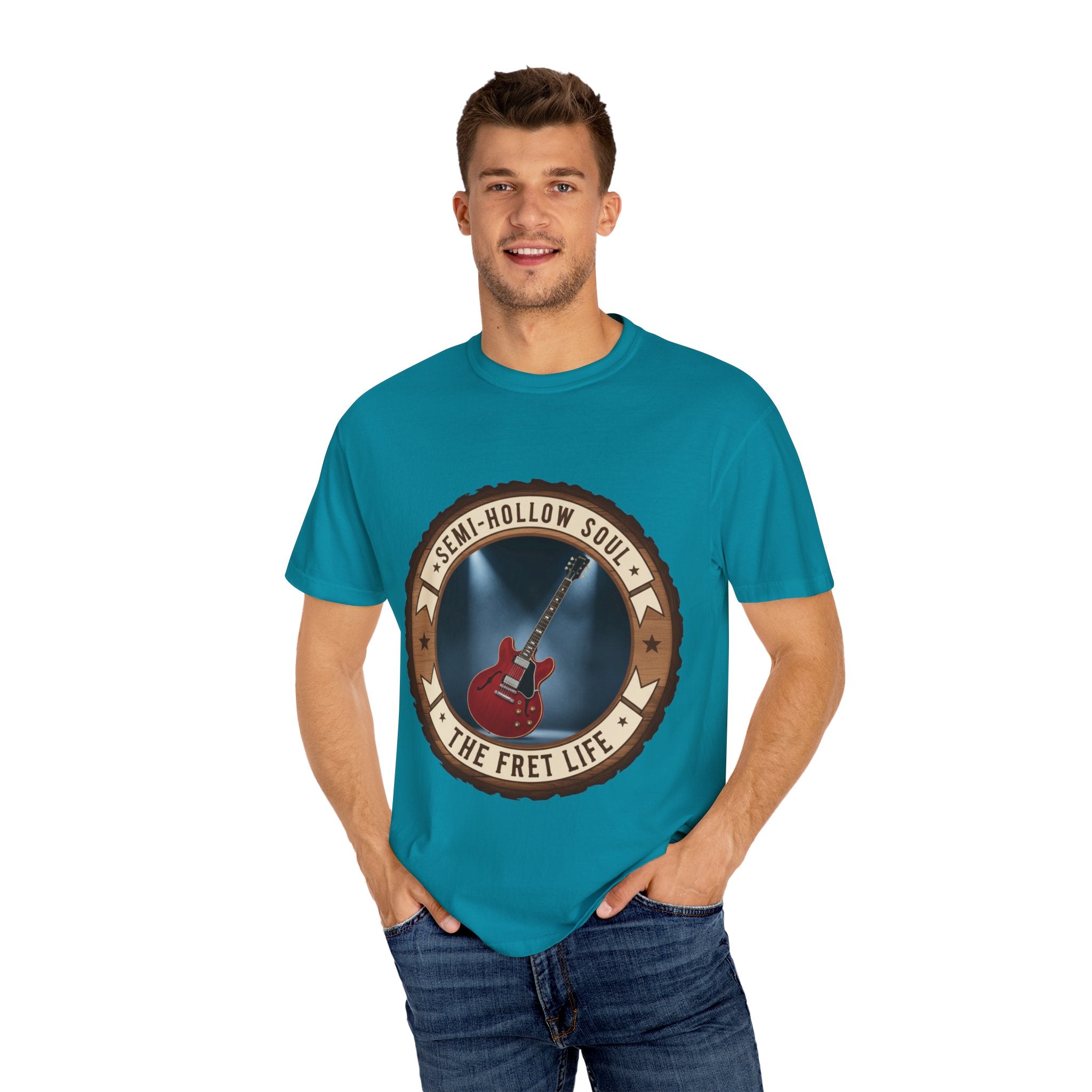 Semi-Hollow Soul Tee | Gibson ES-335 Blues Jazz Guitar Shirt
