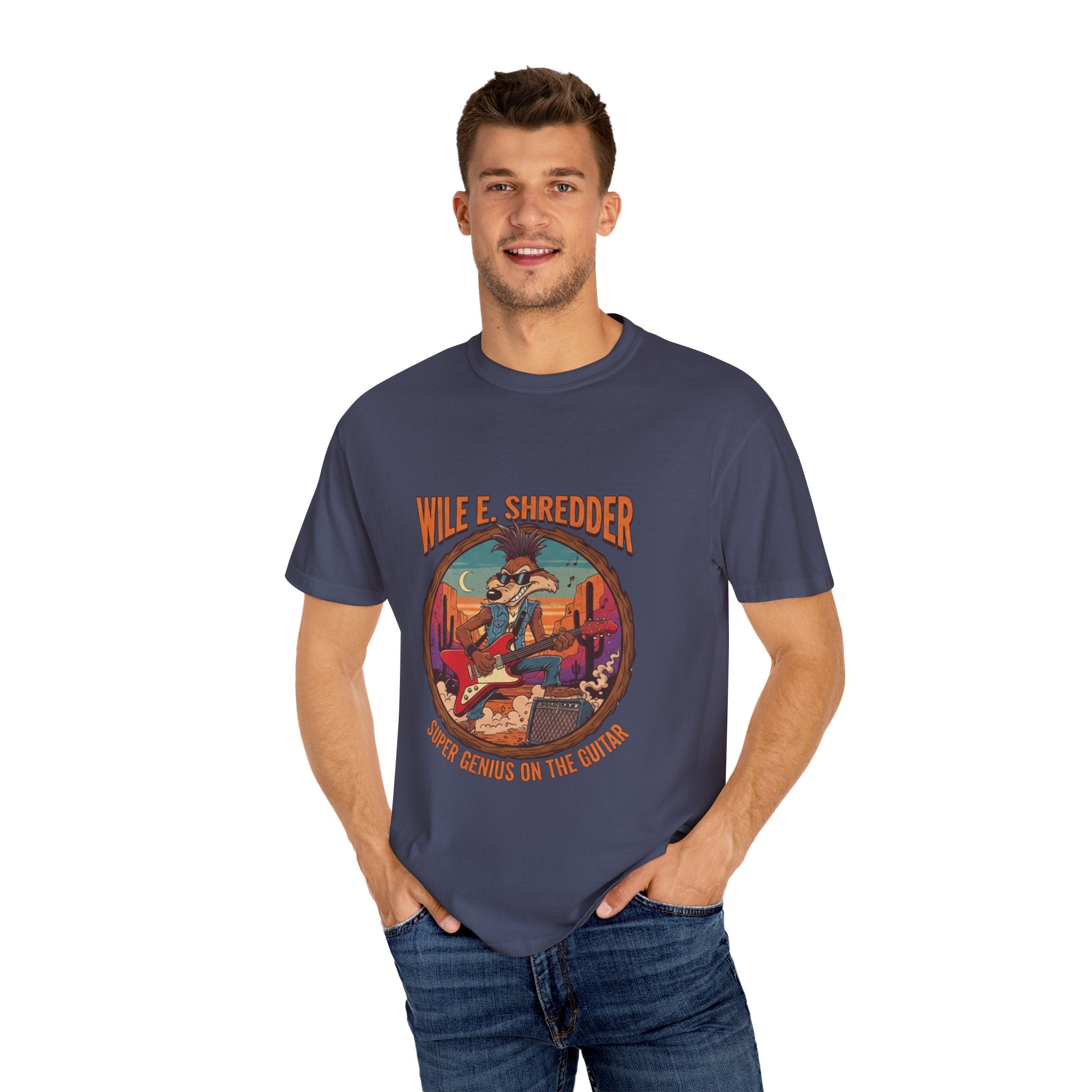 Wile E Shredder Desert Guitar - Graphic T-Shirt