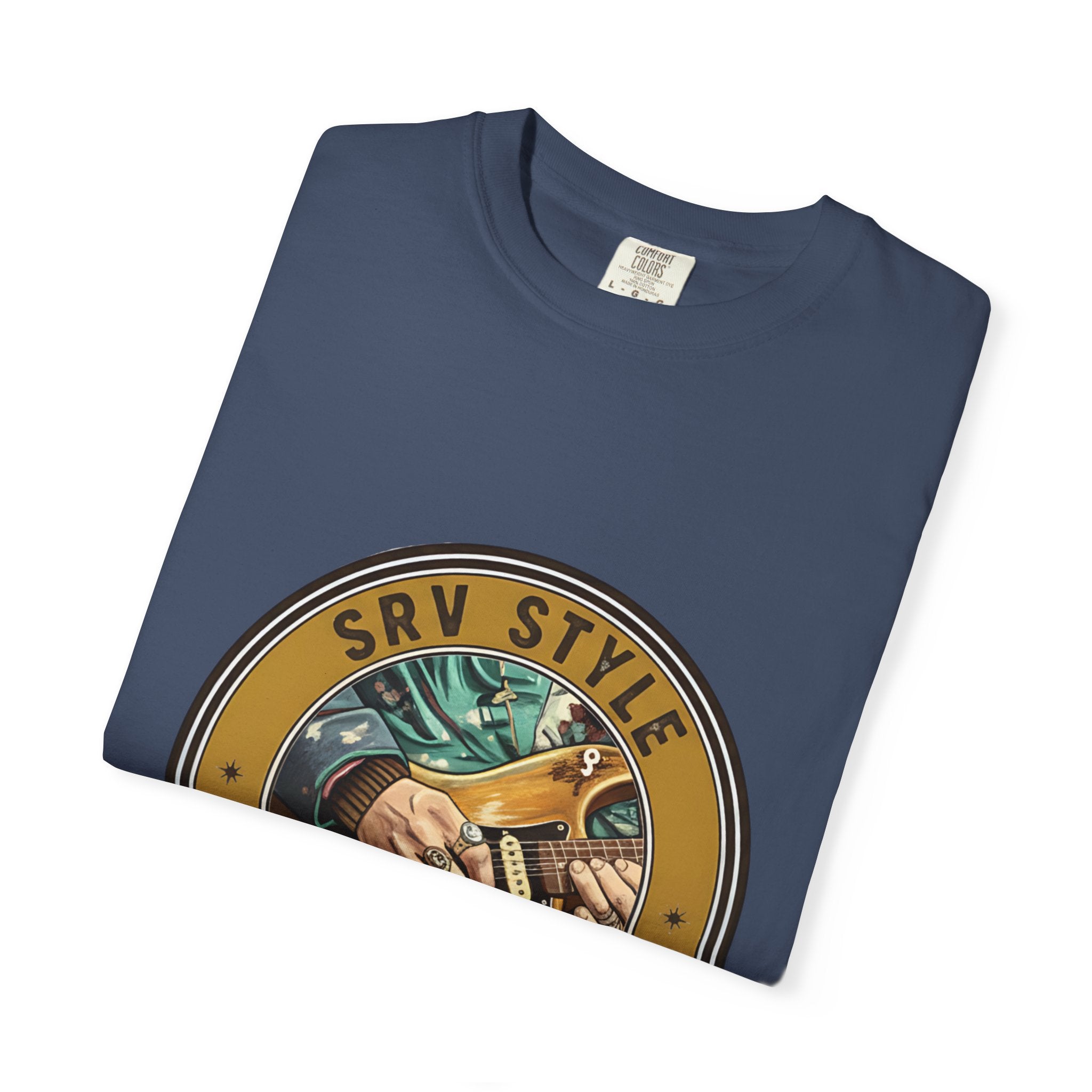 SRV Style T-Shirt |Blues Guitar Fan Tee
