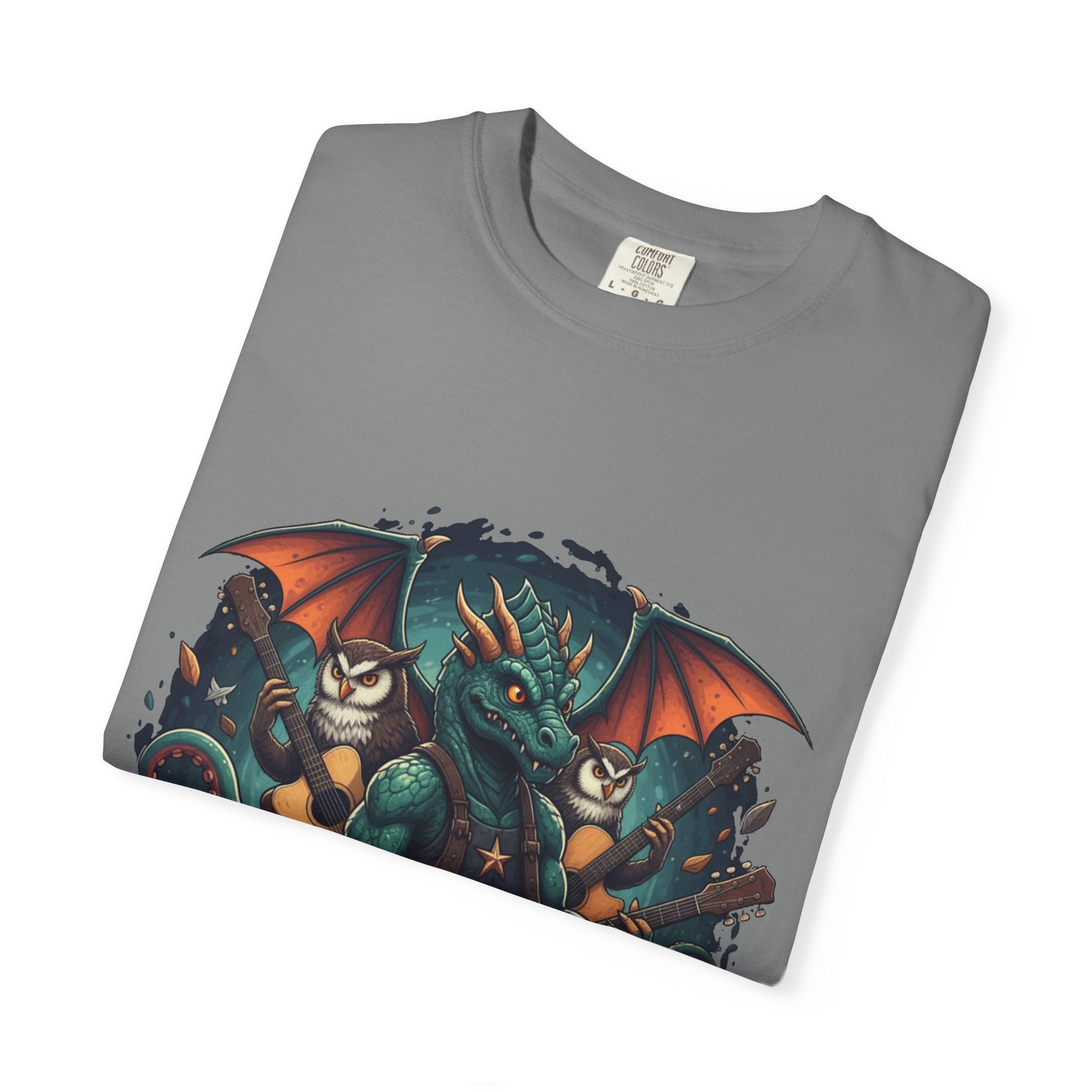 Dragon's Chord: Epic Guitar Tee