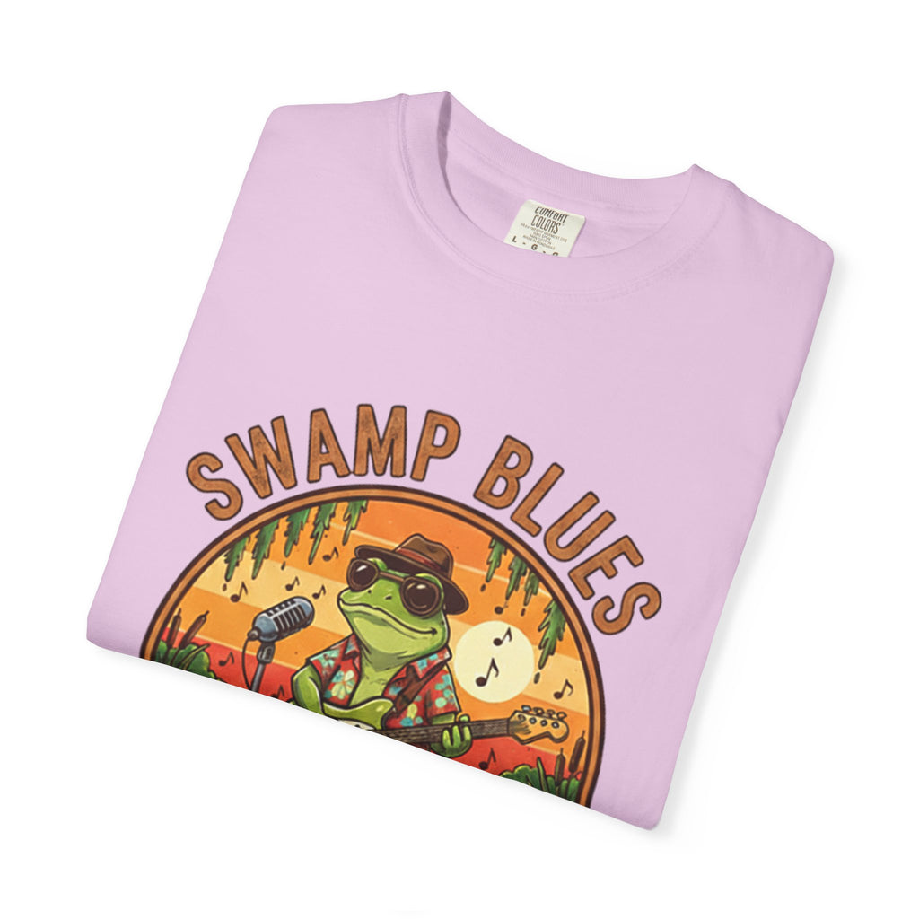 Swamp Blues: Ribbitin' Riffs Fret Life Tee