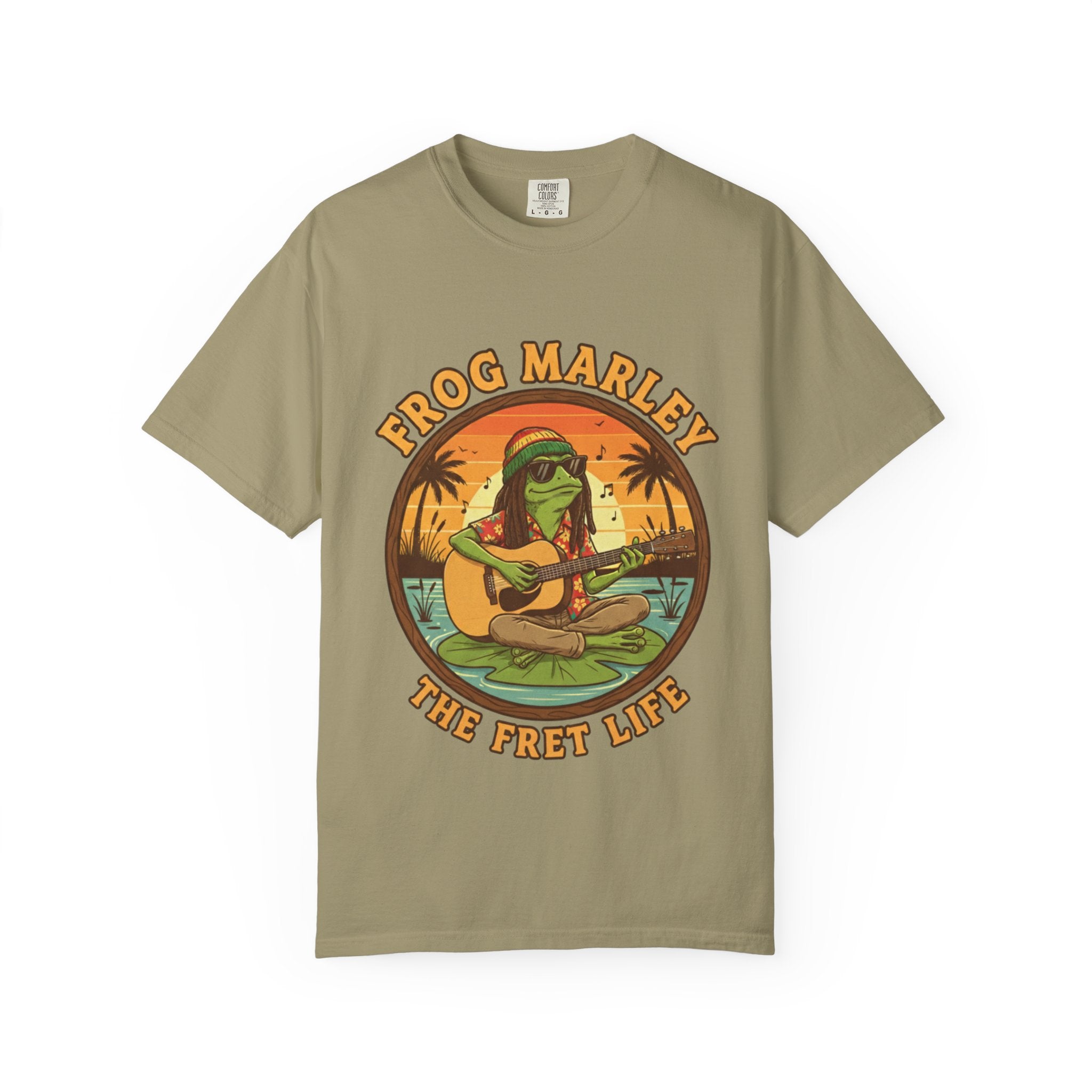 Frog Marley: Reggae Ribbit Rhythms Fret Life Tee