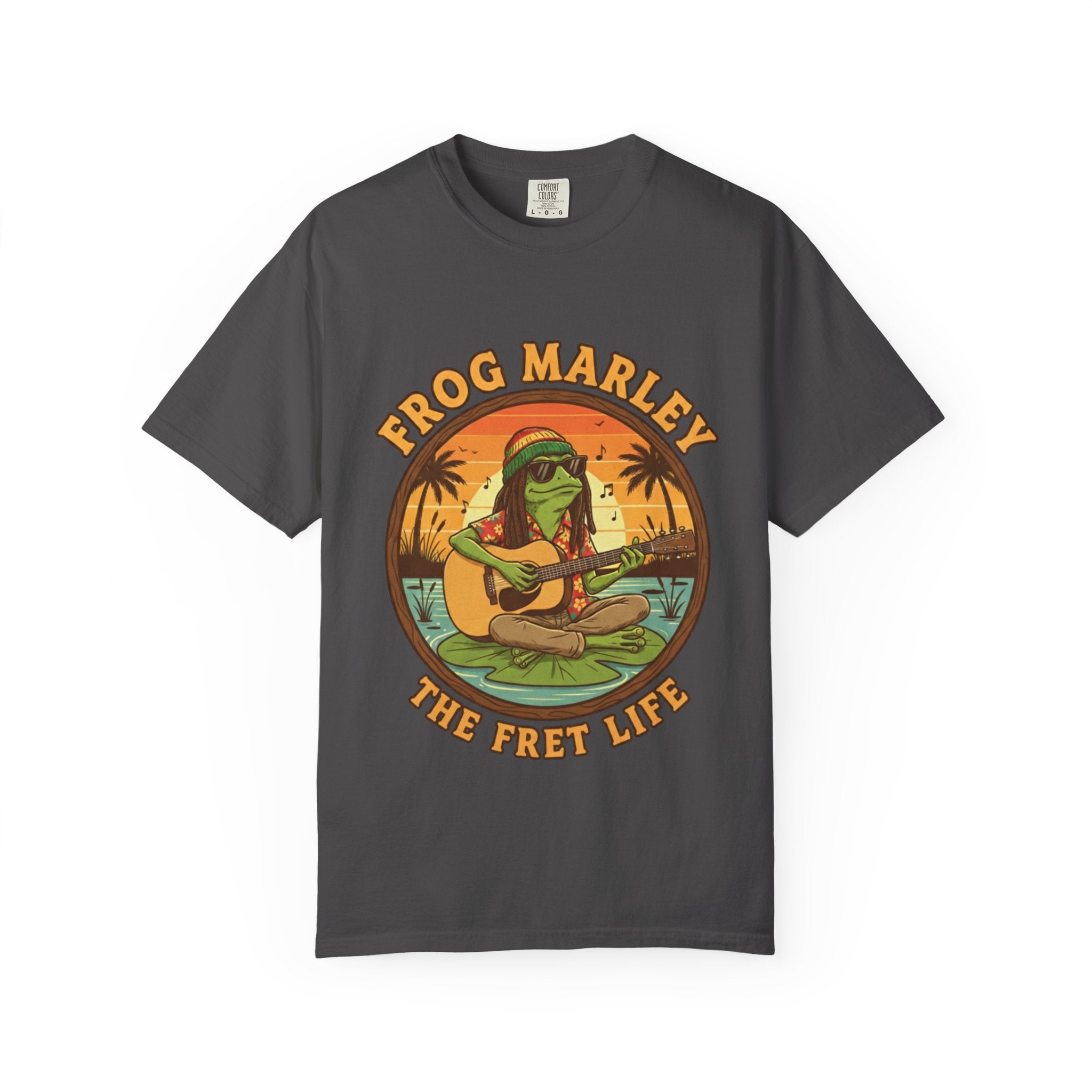 Frog Marley: Reggae Ribbit Rhythms Fret Life Tee