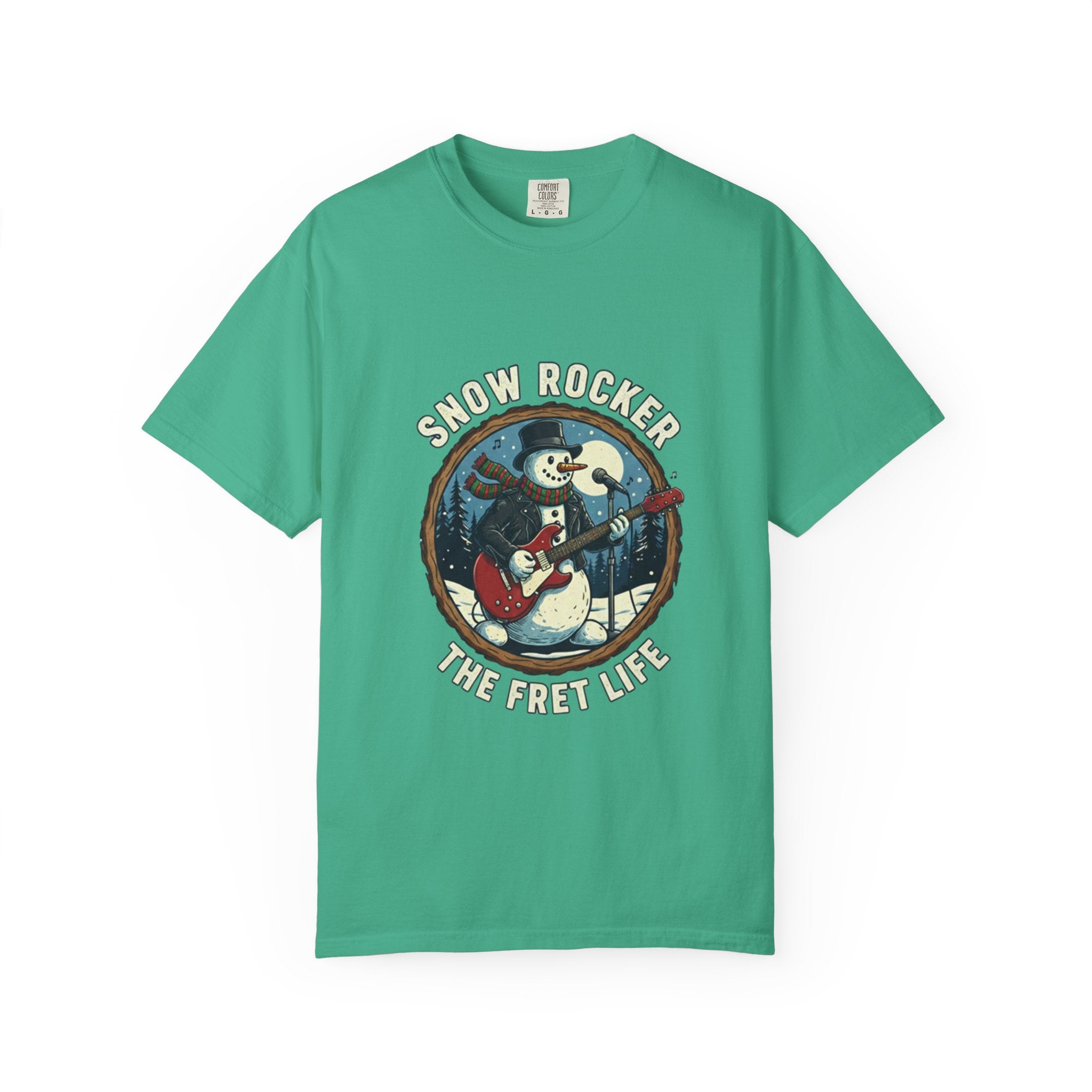 Snow Rocker: Frosty's Fret Life Winter Jam Tee